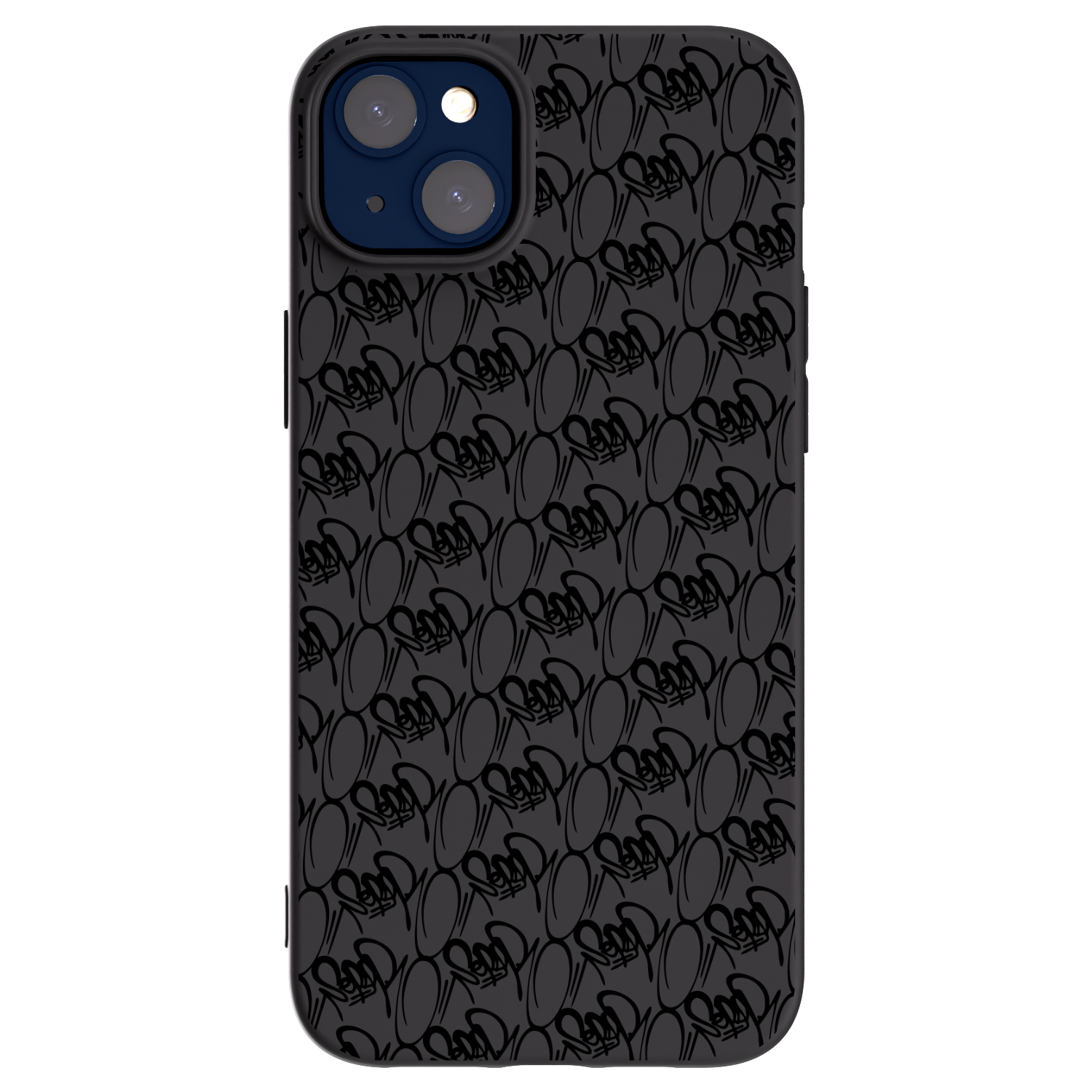 Picasee silikonový černý obal pro Apple iPhone 14 Plus - Separ - Black On Black 2