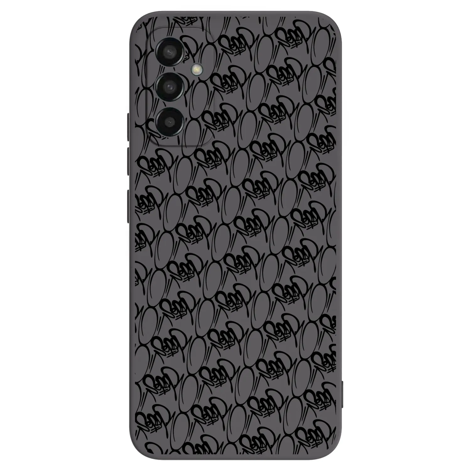 Picasee silikonový černý obal pro Samsung Galaxy M13 M135F - Separ - Black On Black 2