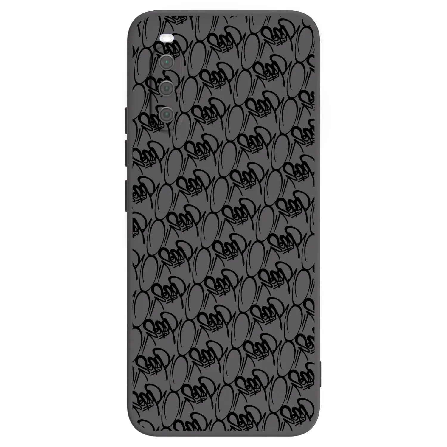 Picasee silikonový černý obal pro Sony Xperia 10 III - Separ - Black On Black 2