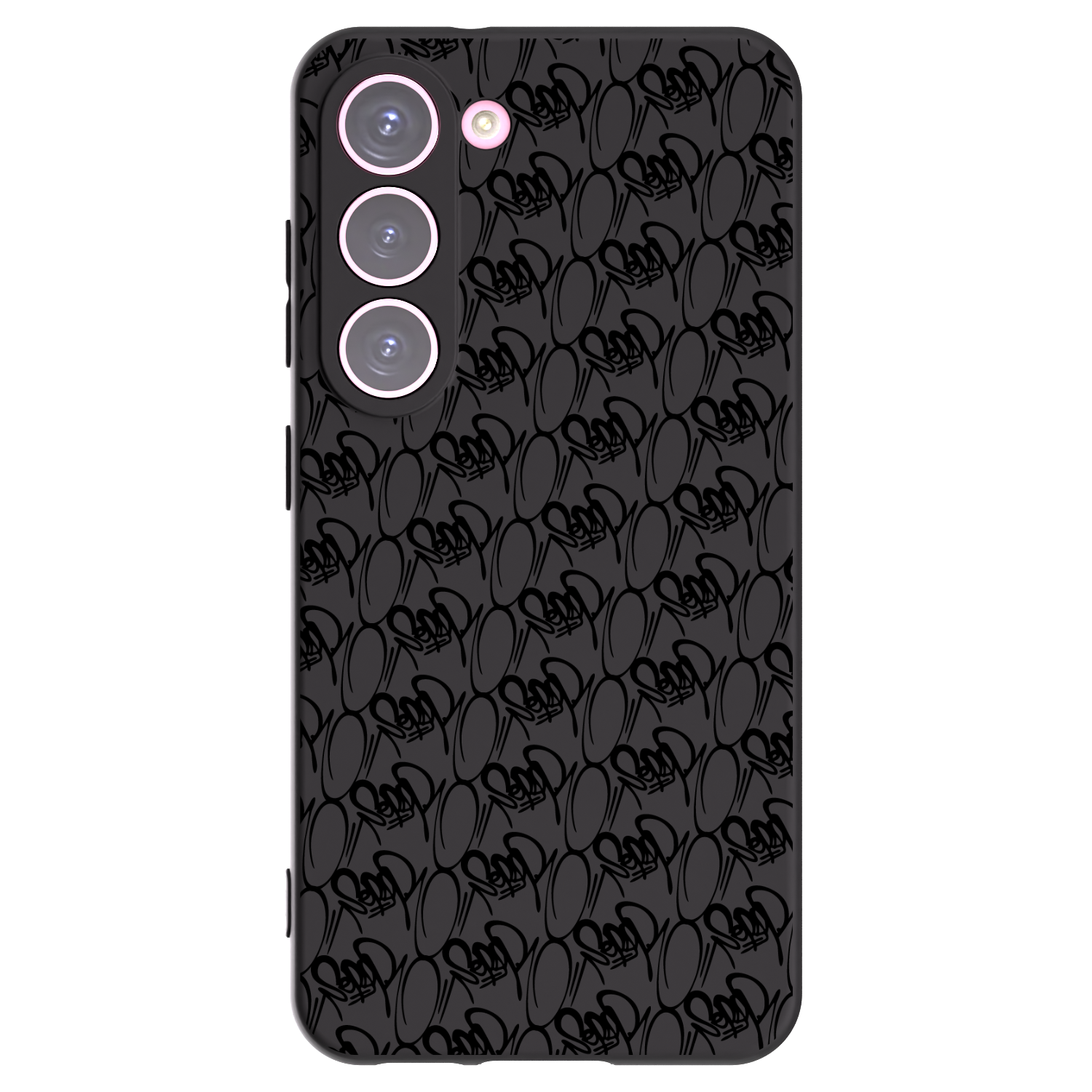 Picasee silikonový černý obal pro Samsung Galaxy S23 5G - Separ - Black On Black 2