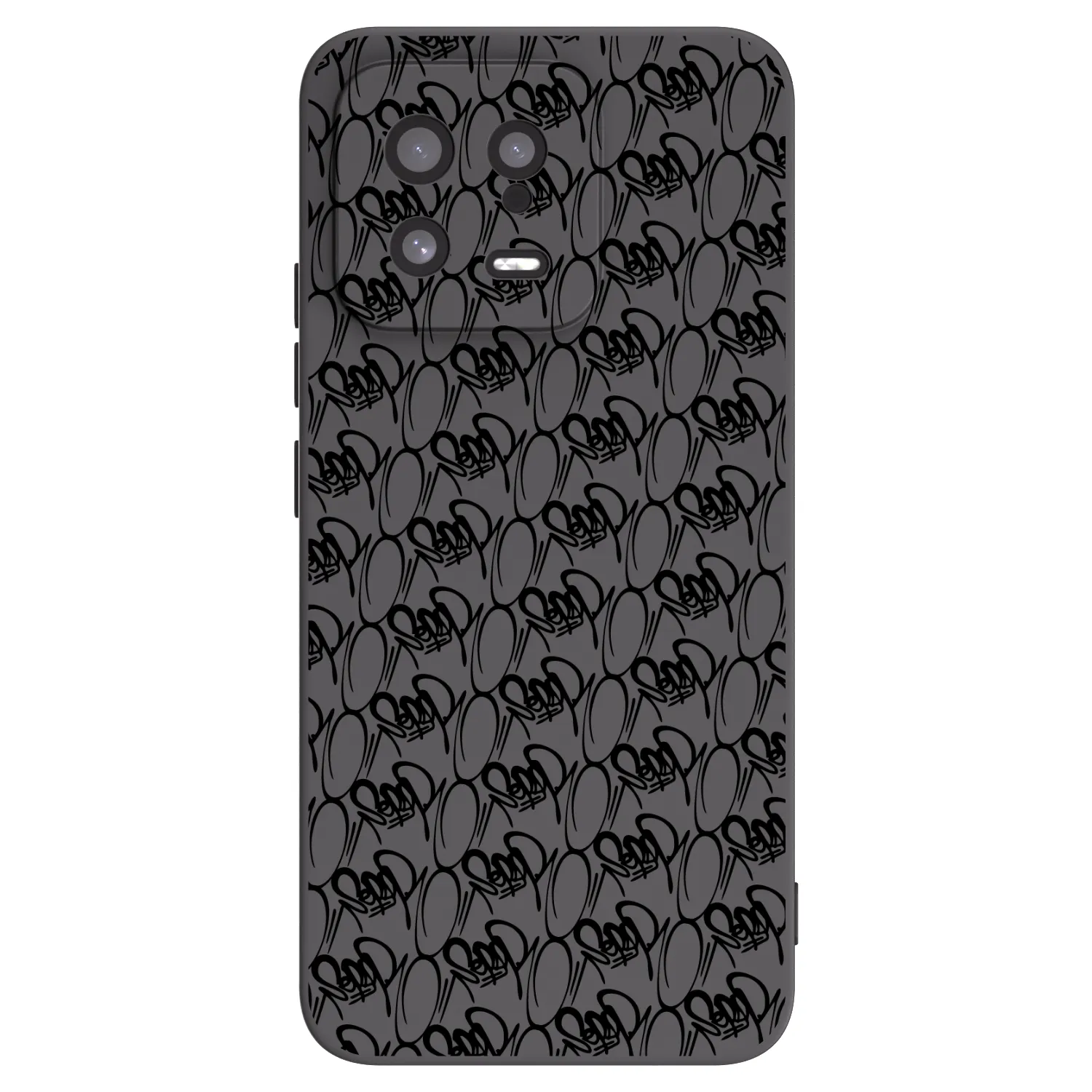 Picasee silikonový černý obal pro Xiaomi 13 - Separ - Black On Black 2