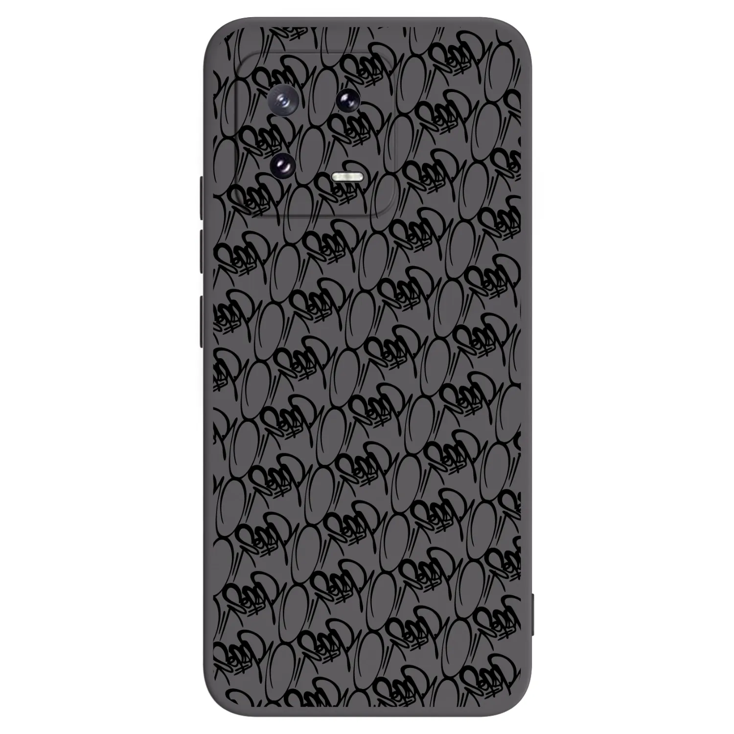 Picasee silikonový černý obal pro Xiaomi 13 Pro - Separ - Black On Black 2
