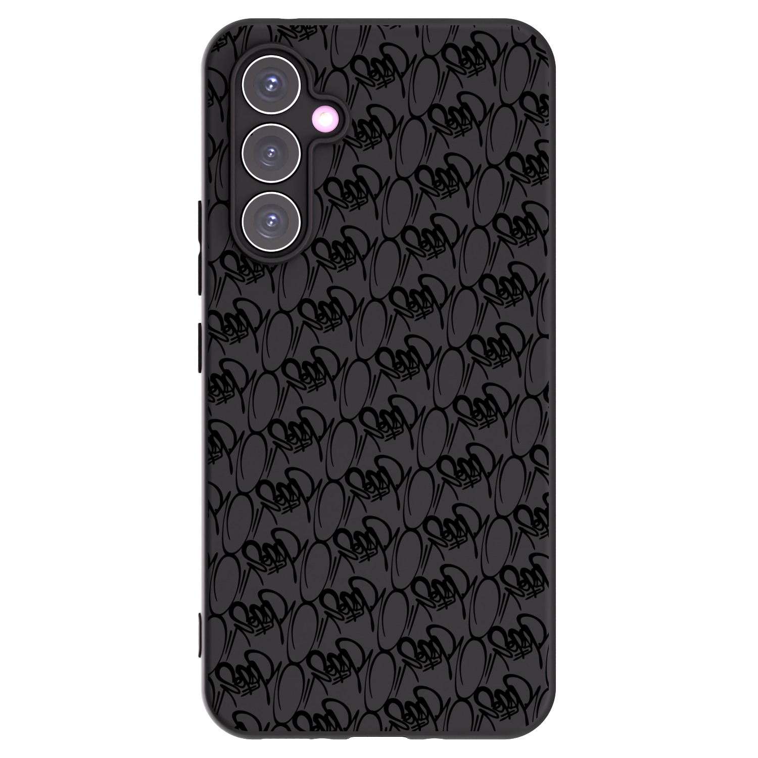 Picasee silikonový černý obal pro Samsung Galaxy A54 5G A546B - Separ - Black On Black 2