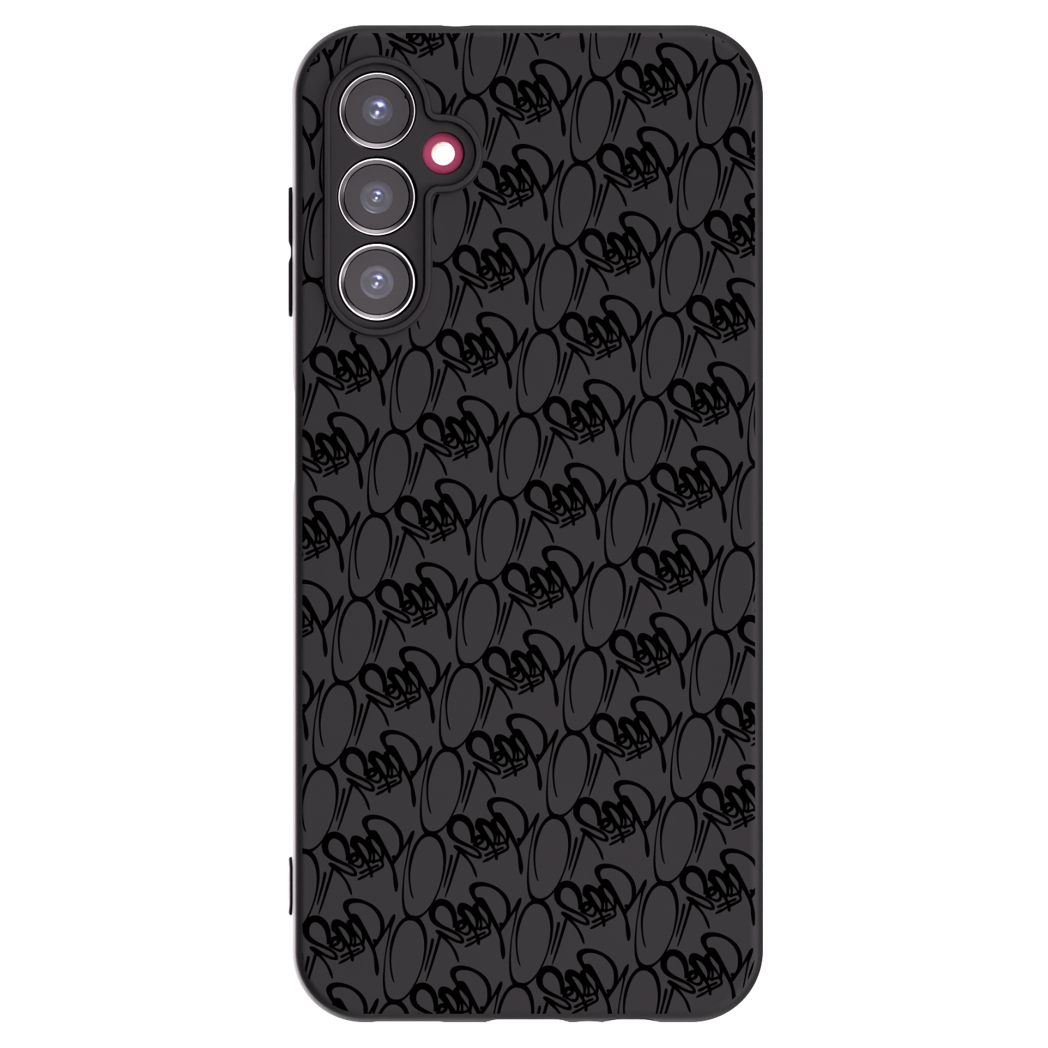 Picasee silikonový černý obal pro Samsung Galaxy A14 4G A145R - Separ - Black On Black 2