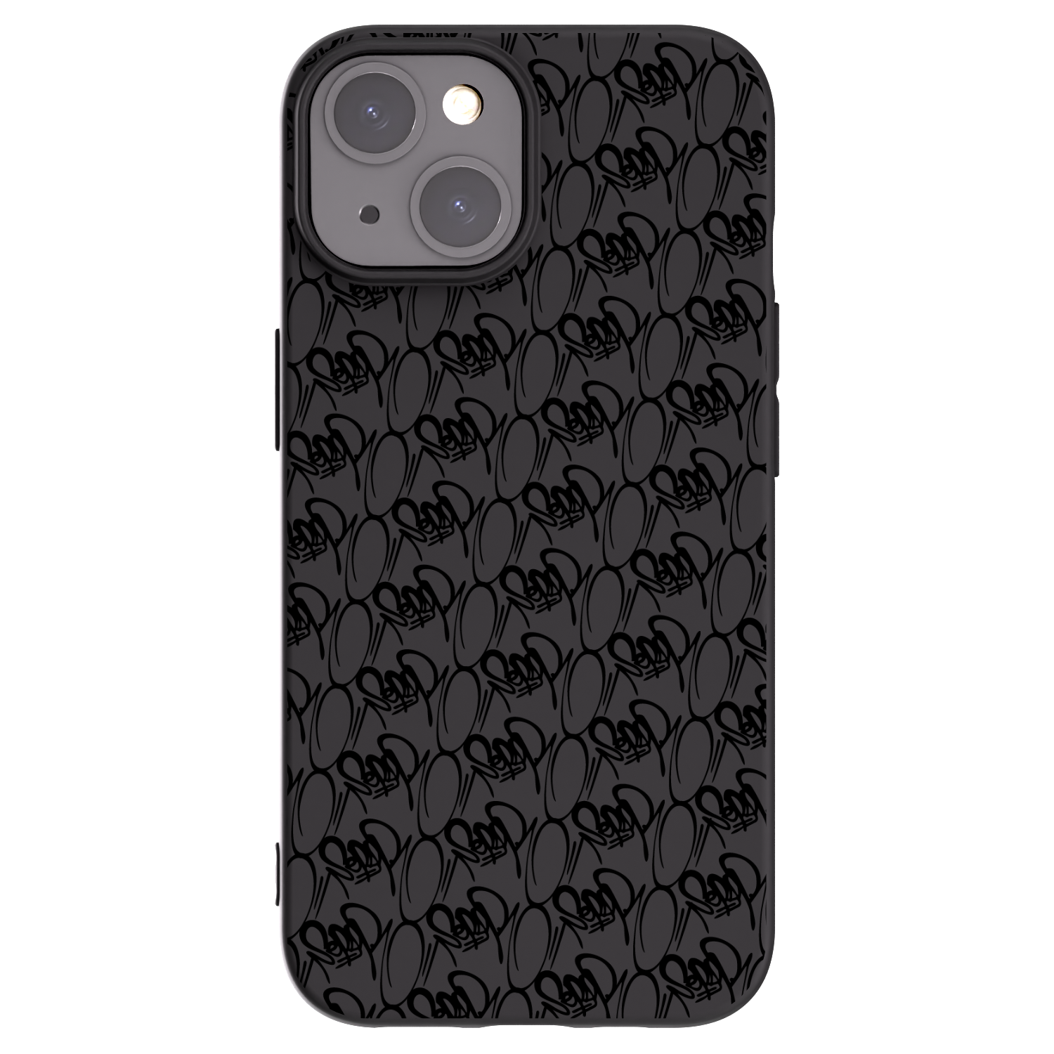 Picasee silikonový černý obal pro Apple iPhone 15 - Separ - Black On Black 2