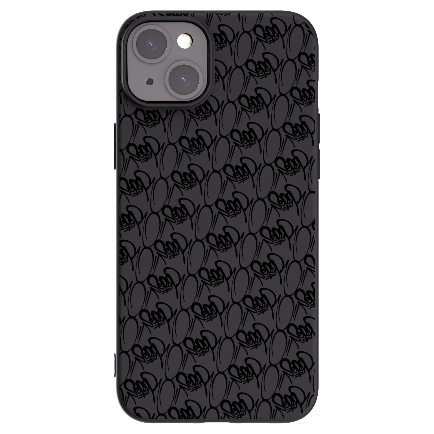 Picasee silikonový černý obal pro Apple iPhone 15 Plus - Separ - Black On Black 2