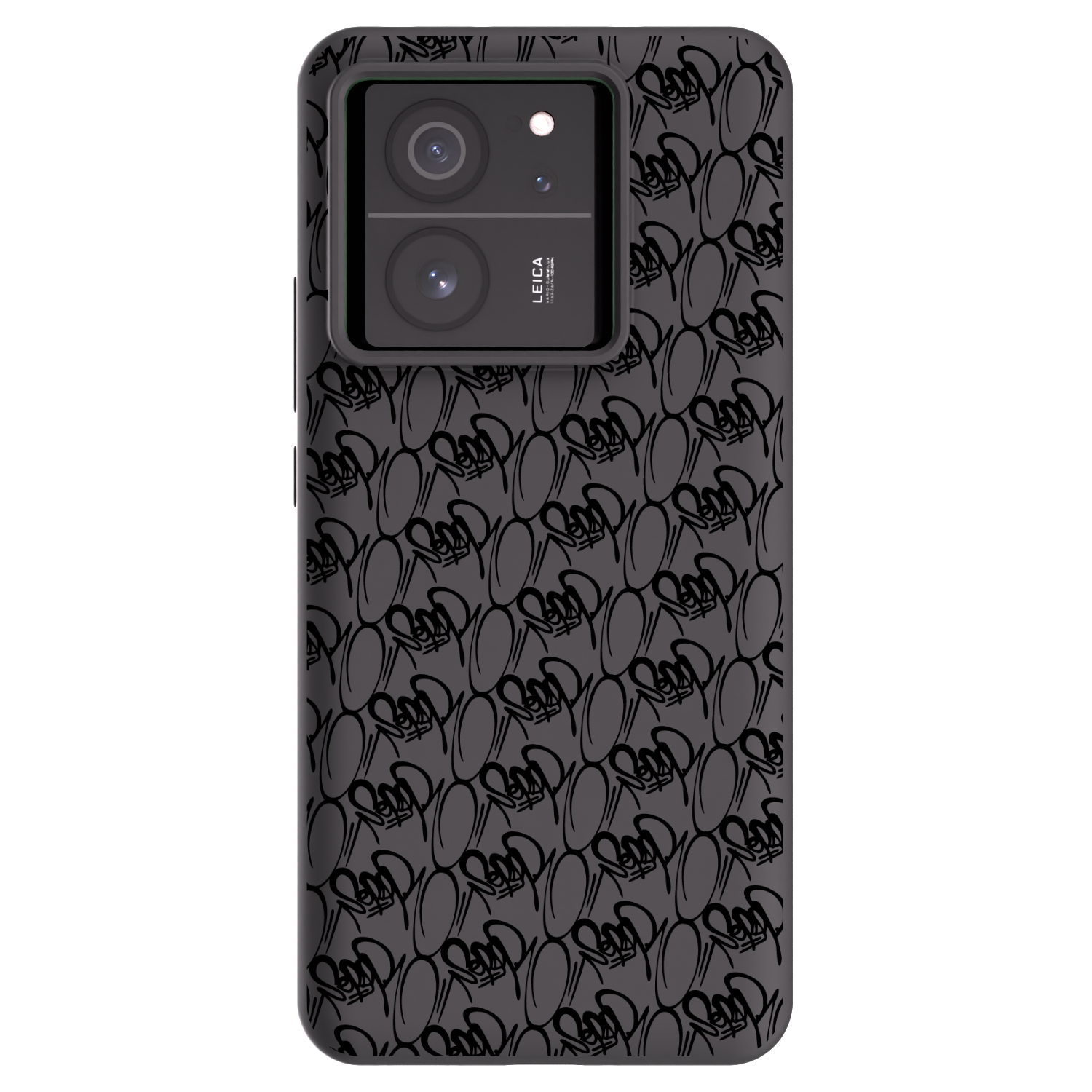 Picasee silikonový černý obal pro Xiaomi 13T - Separ - Black On Black 2