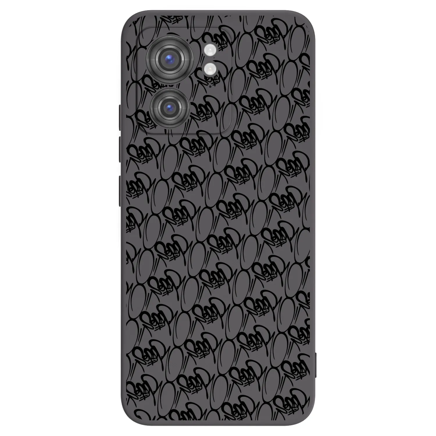 Picasee silikonový černý obal pro Motorola Edge 40 - Separ - Black On Black 2