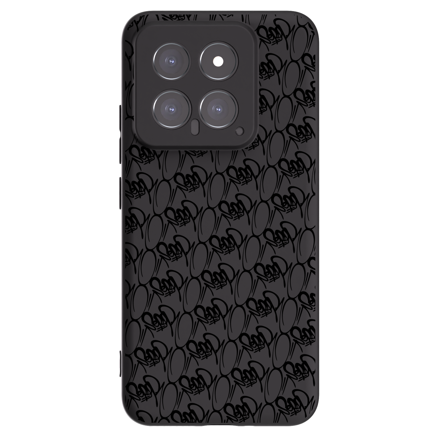 Picasee silikonový černý obal pro Xiaomi 14 - Separ - Black On Black 2