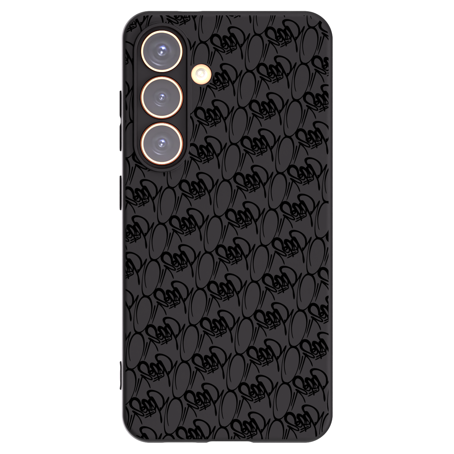 Picasee silikonový černý obal pro Samsung Galaxy S24 S921B 5G - Separ - Black On Black 2