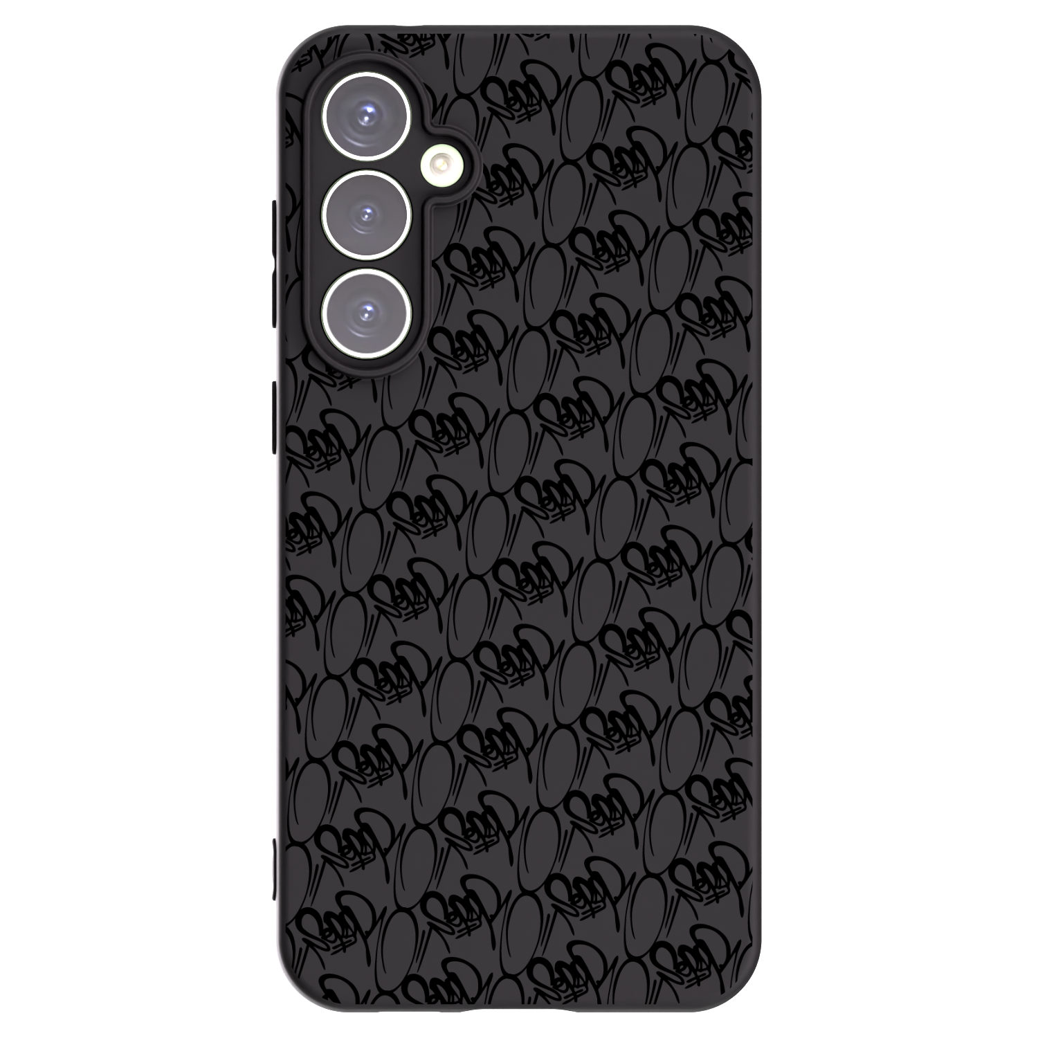 Picasee silikonový černý obal pro Samsung Galaxy S23 FE S711B - Separ - Black On Black 2