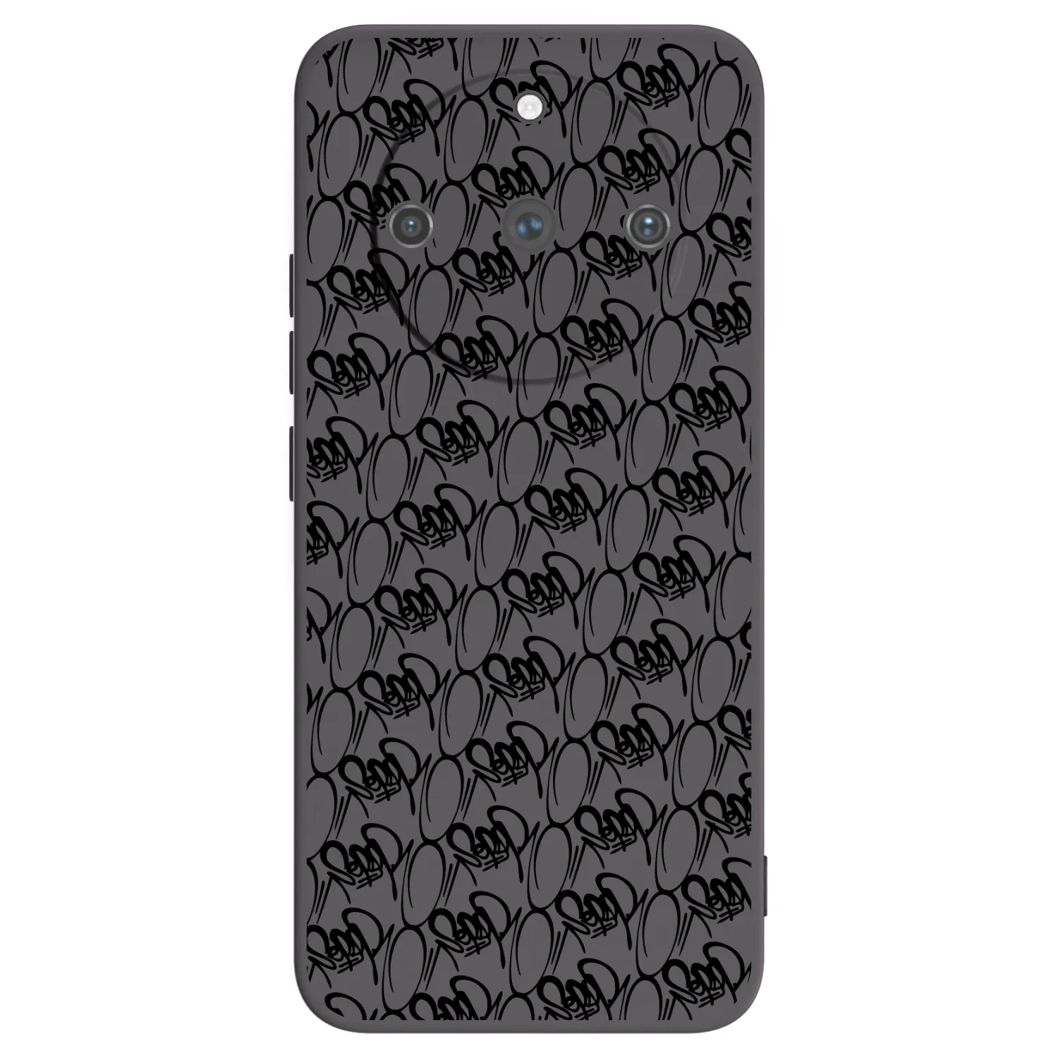 Picasee silikonový černý obal pro Realme 11 Pro+ - Separ - Black On Black 2