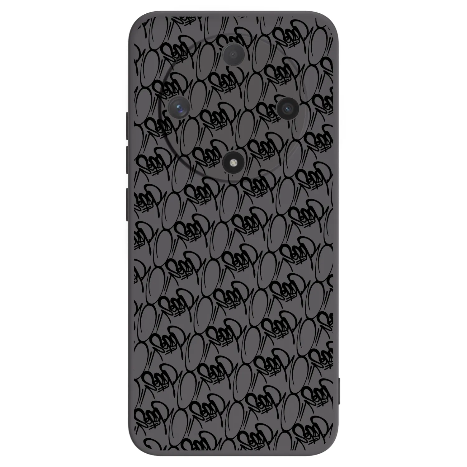 Picasee silikonový černý obal pro Honor Magic6 Lite 5G - Separ - Black On Black 2