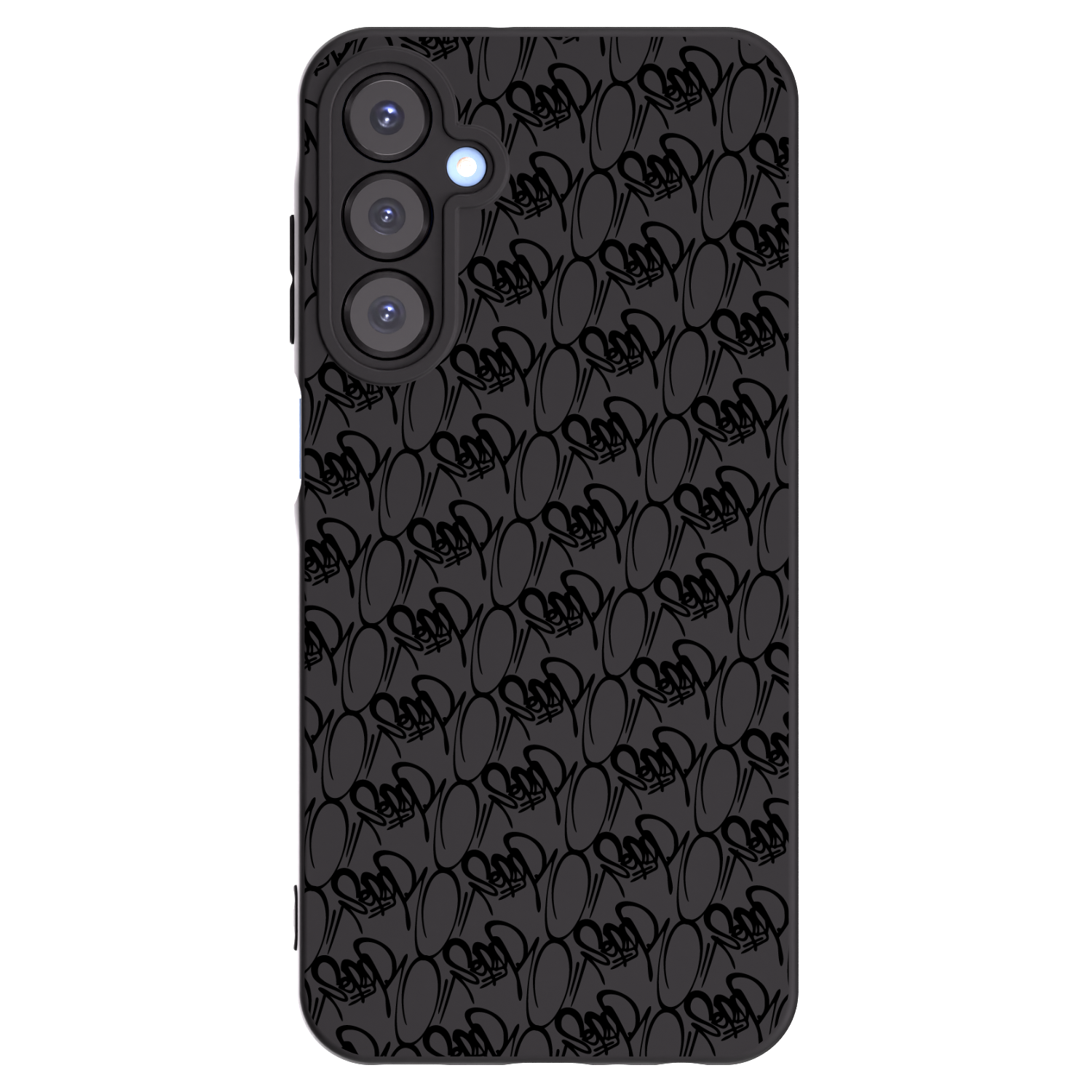 Picasee silikonový černý obal pro Samsung Galaxy A25 A256B 5G - Separ - Black On Black 2