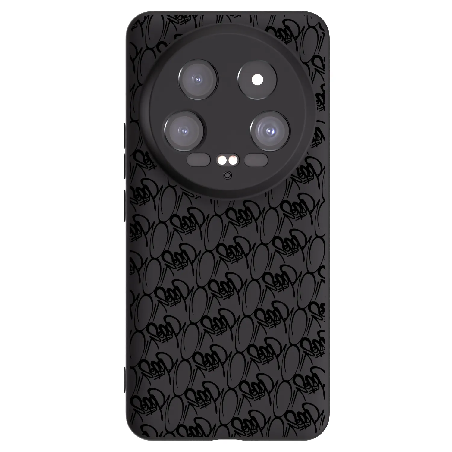 Picasee silikonový černý obal pro Xiaomi 14 Ultra - Separ - Black On Black 2