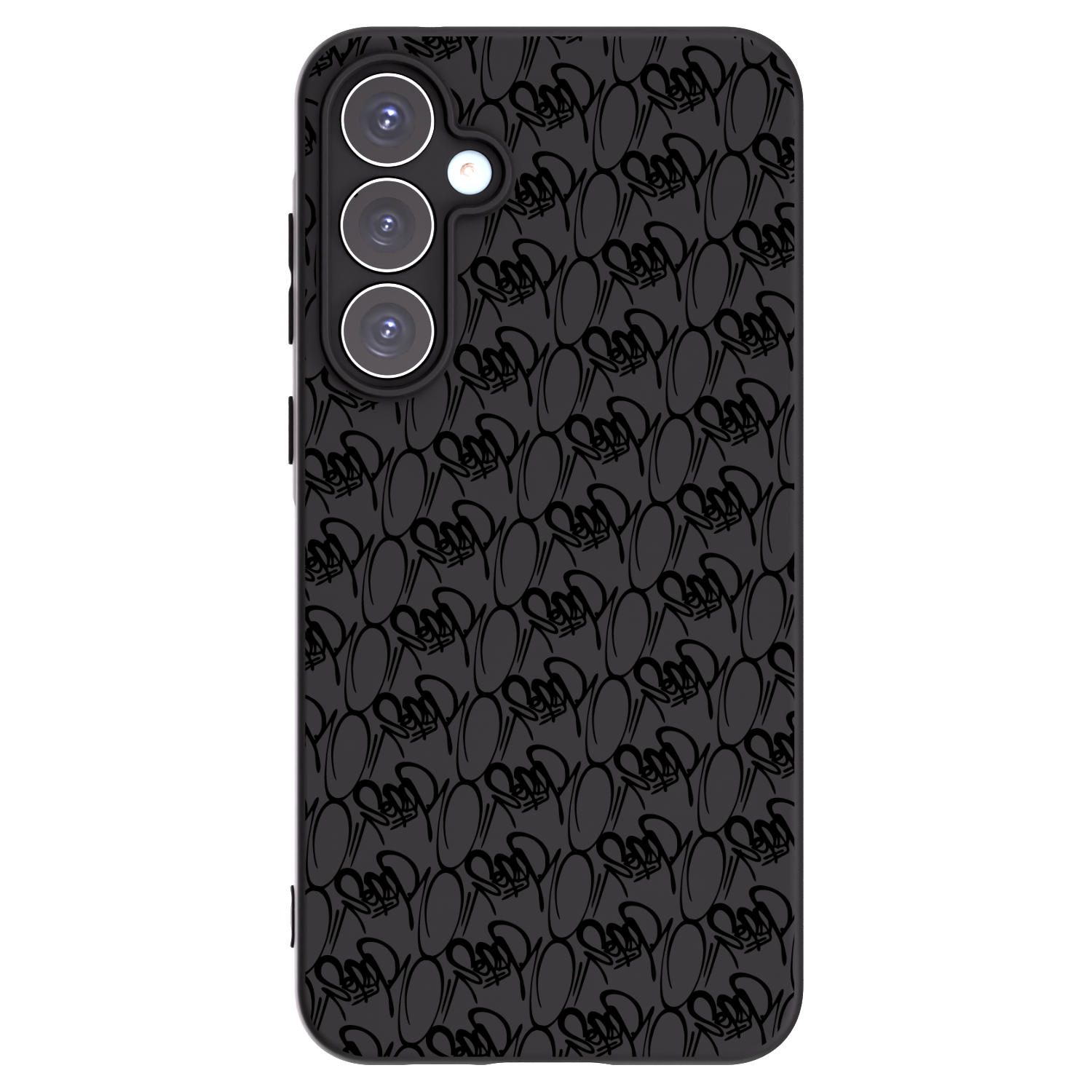 Picasee silikonový černý obal pro Samsung Galaxy A55 5G A556B - Separ - Black On Black 2