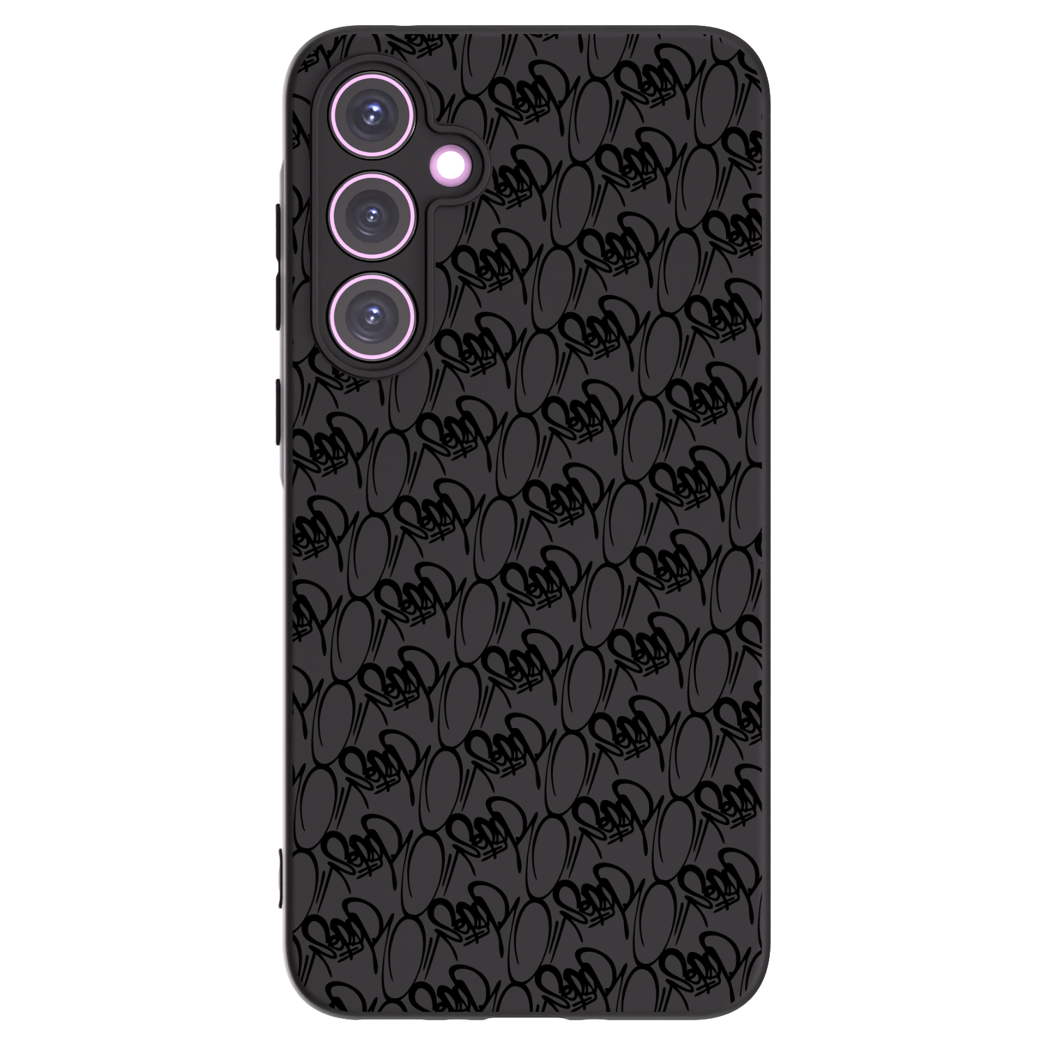 Picasee silikonový černý obal pro Samsung Galaxy A35 5G A356B - Separ - Black On Black 2