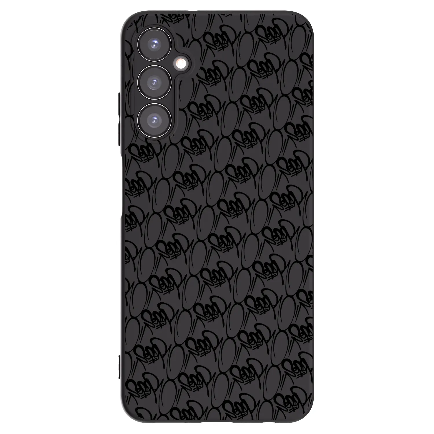 Picasee silikonový černý obal pro Samsung Galaxy A05s A057G - Separ - Black On Black 2