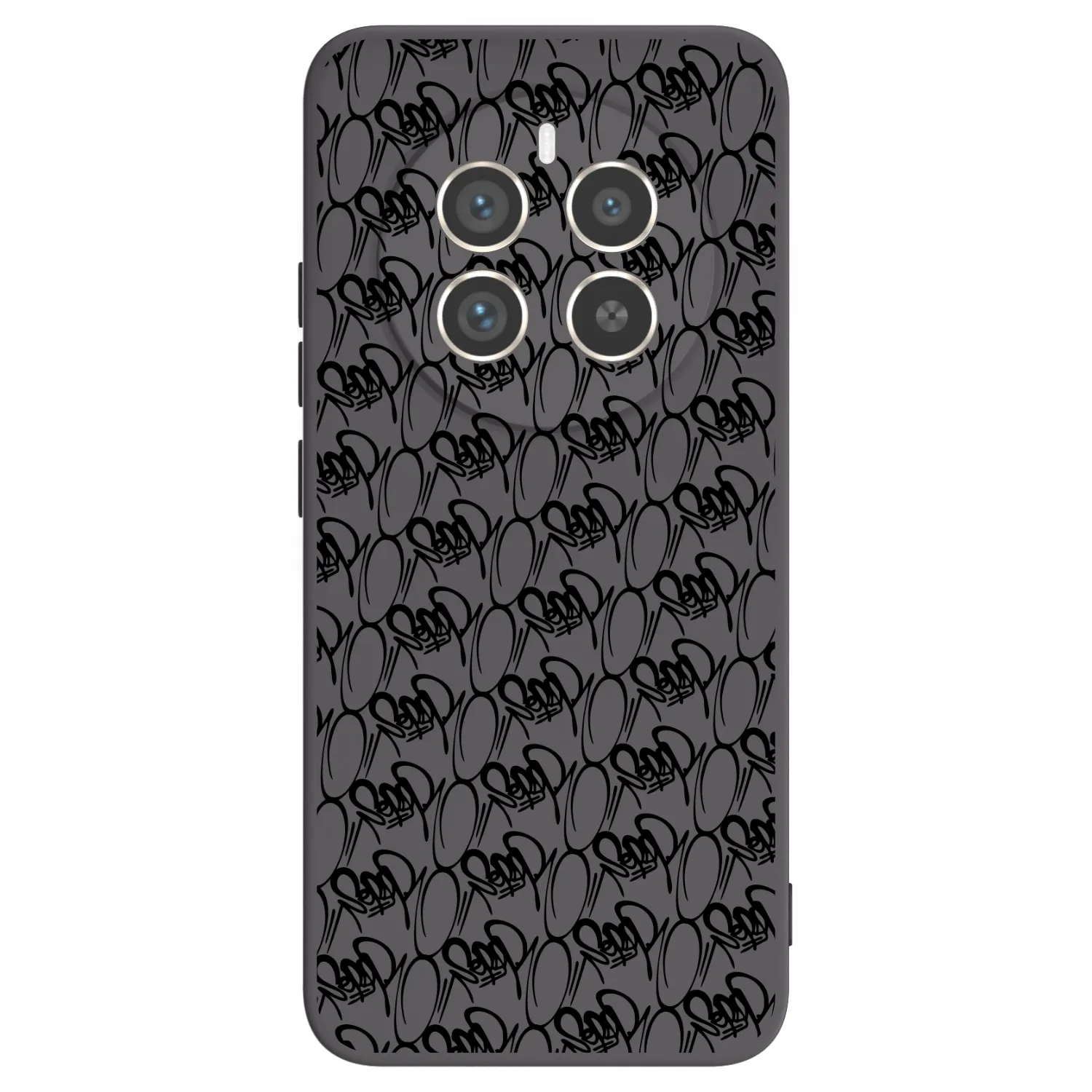 Picasee silikonový černý obal pro Realme 12 Pro 5G - Separ - Black On Black 2