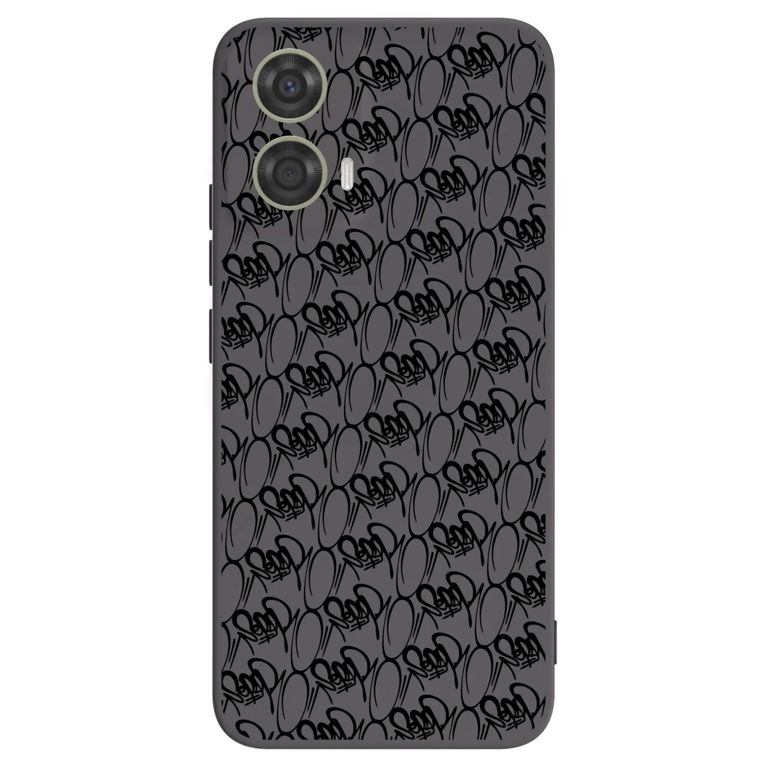 Picasee silikonový černý obal pro Motorola Moto G24 - Separ - Black On Black 2
