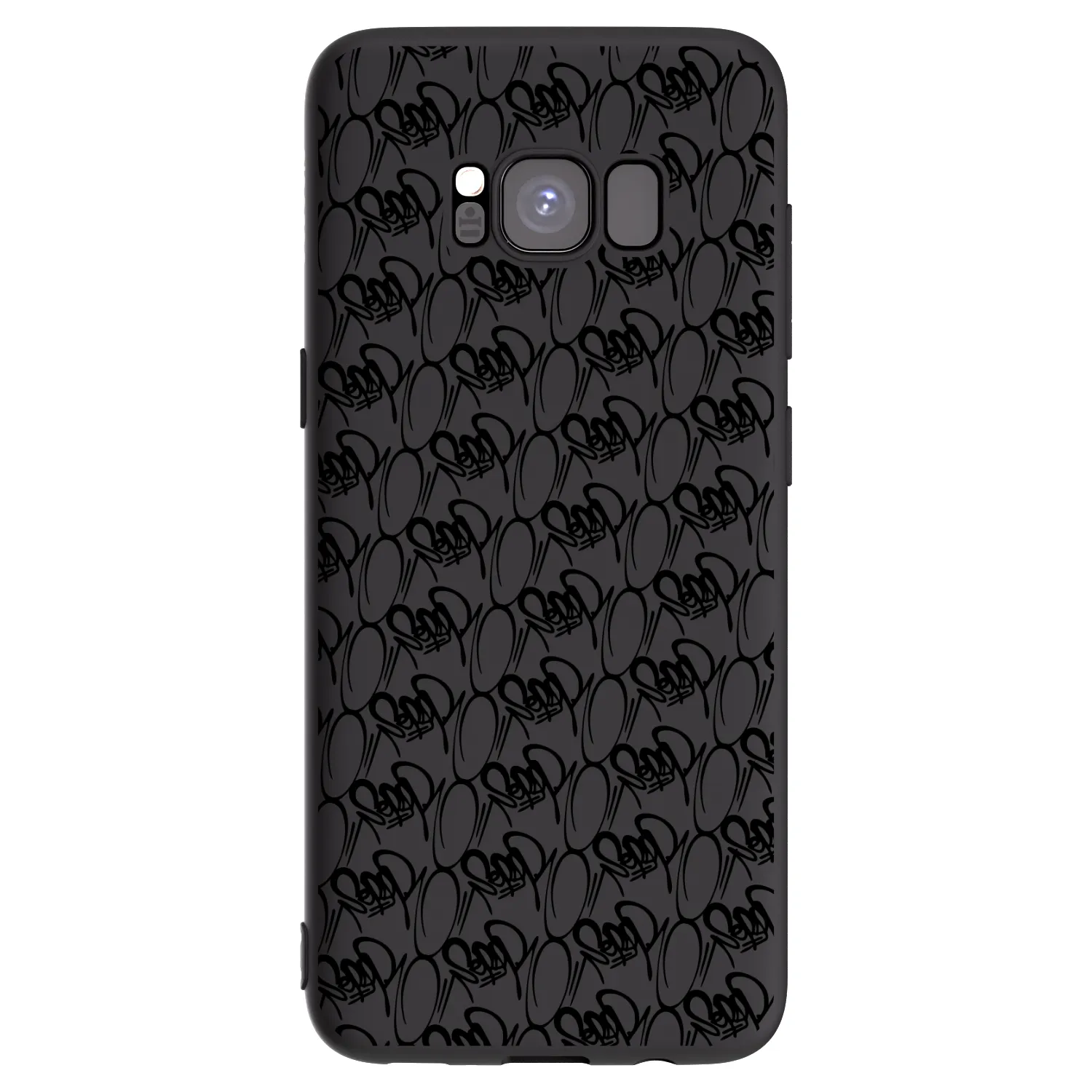 Picasee silikonový černý obal pro Samsung Galaxy S8 G950F - Separ - Black On Black 2