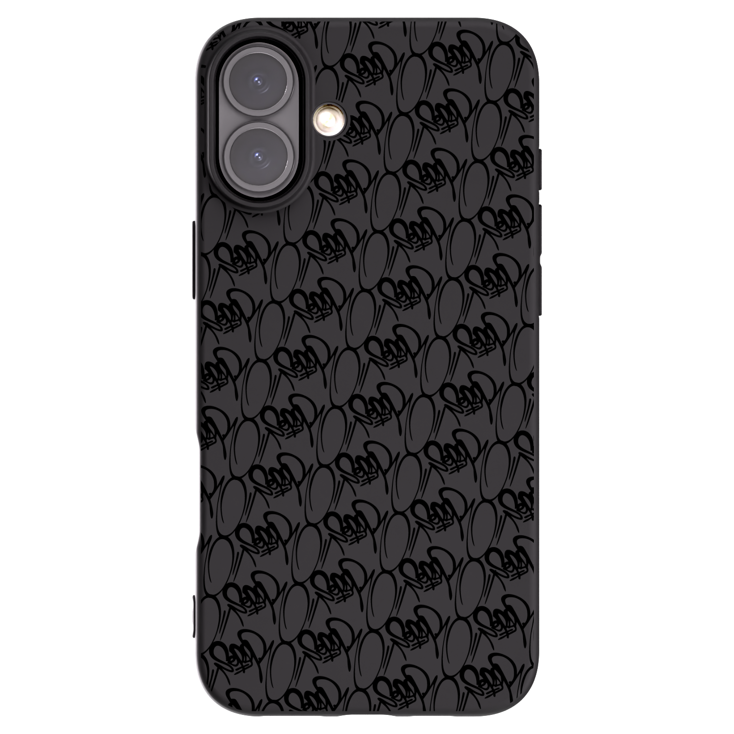 Picasee silikonový černý obal pro Apple iPhone 16 Plus - Separ - Black On Black 2