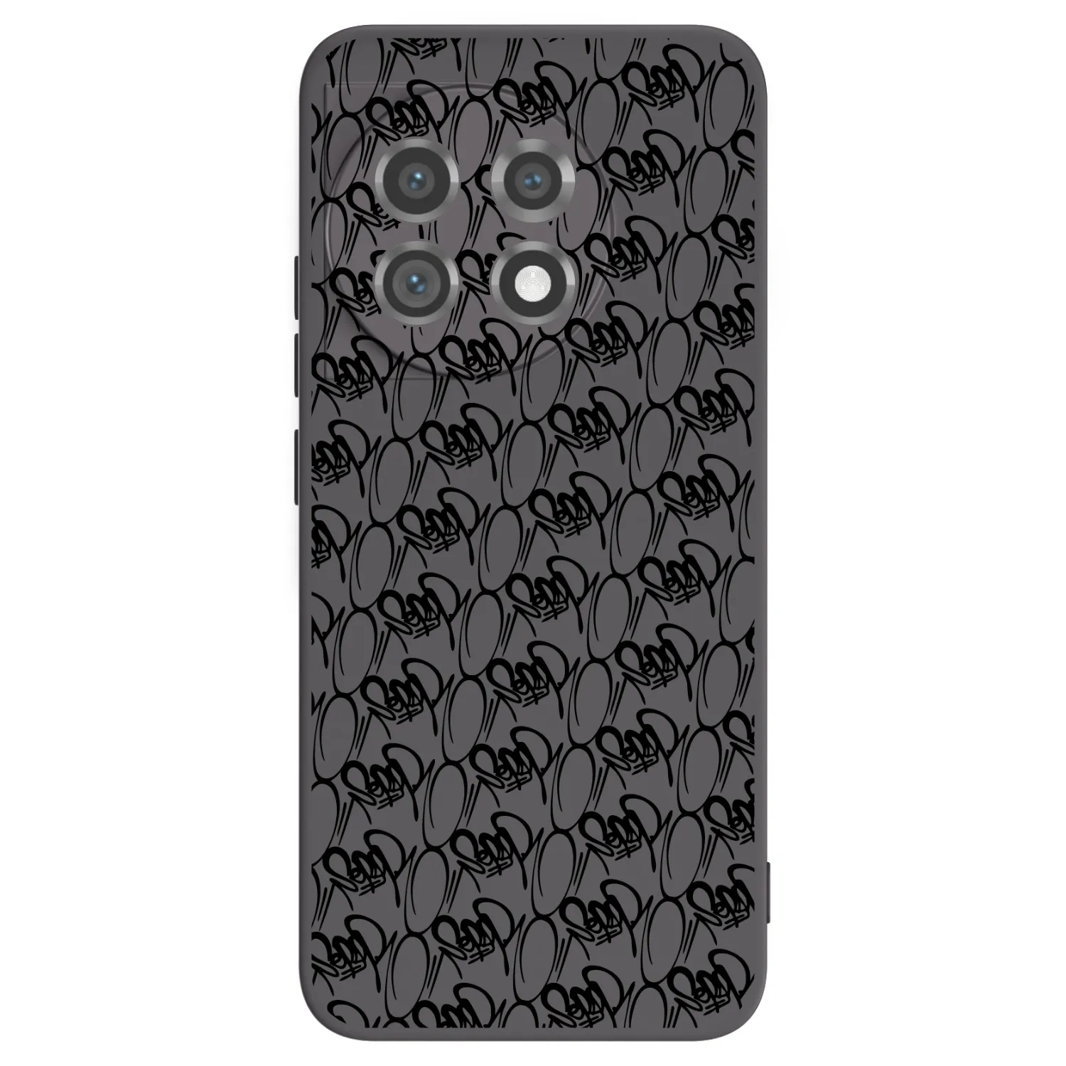 Picasee silikonový černý obal pro OnePlus 11 5G - Separ - Black On Black 2