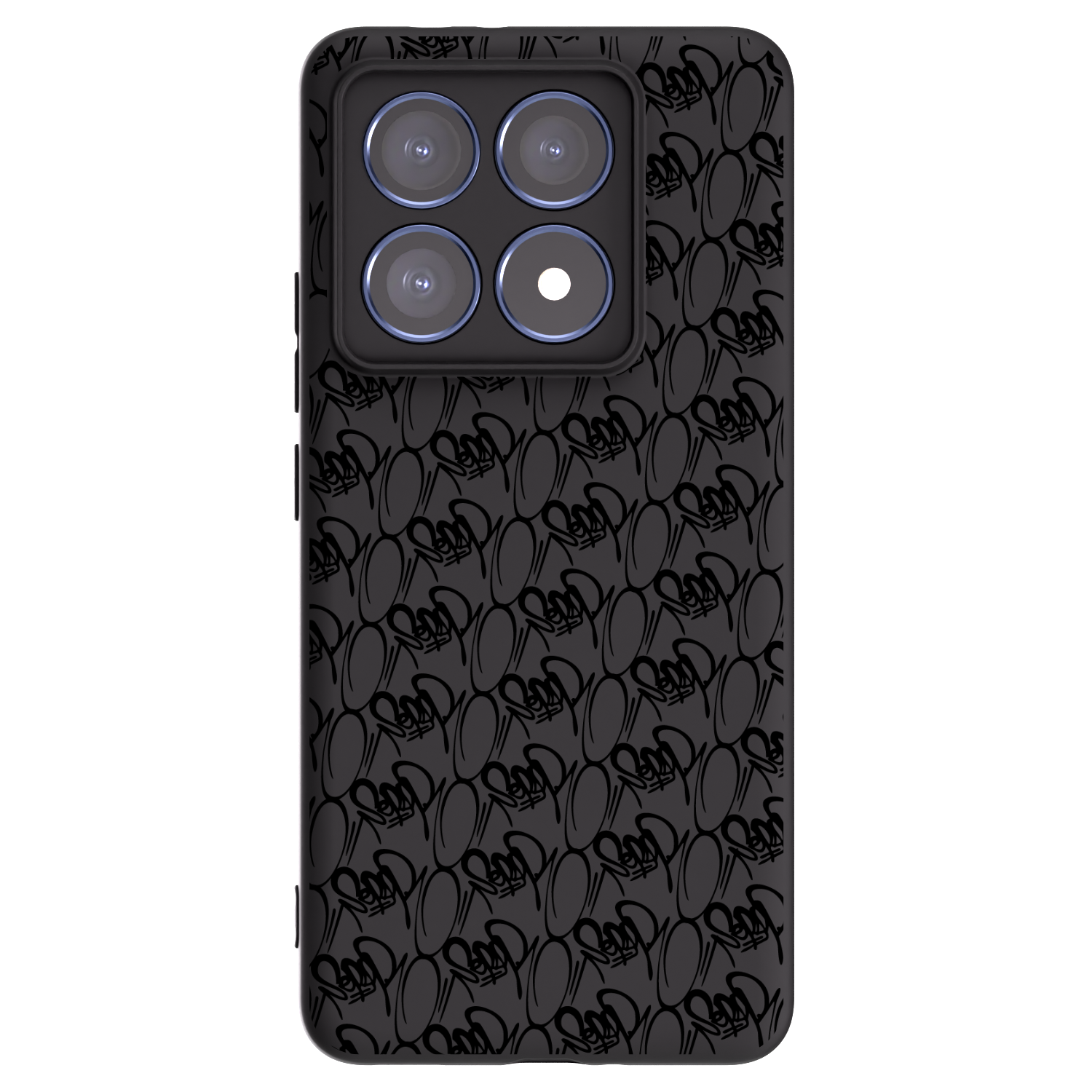 Picasee silikonový černý obal pro Xiaomi 14T Pro - Separ - Black On Black 2