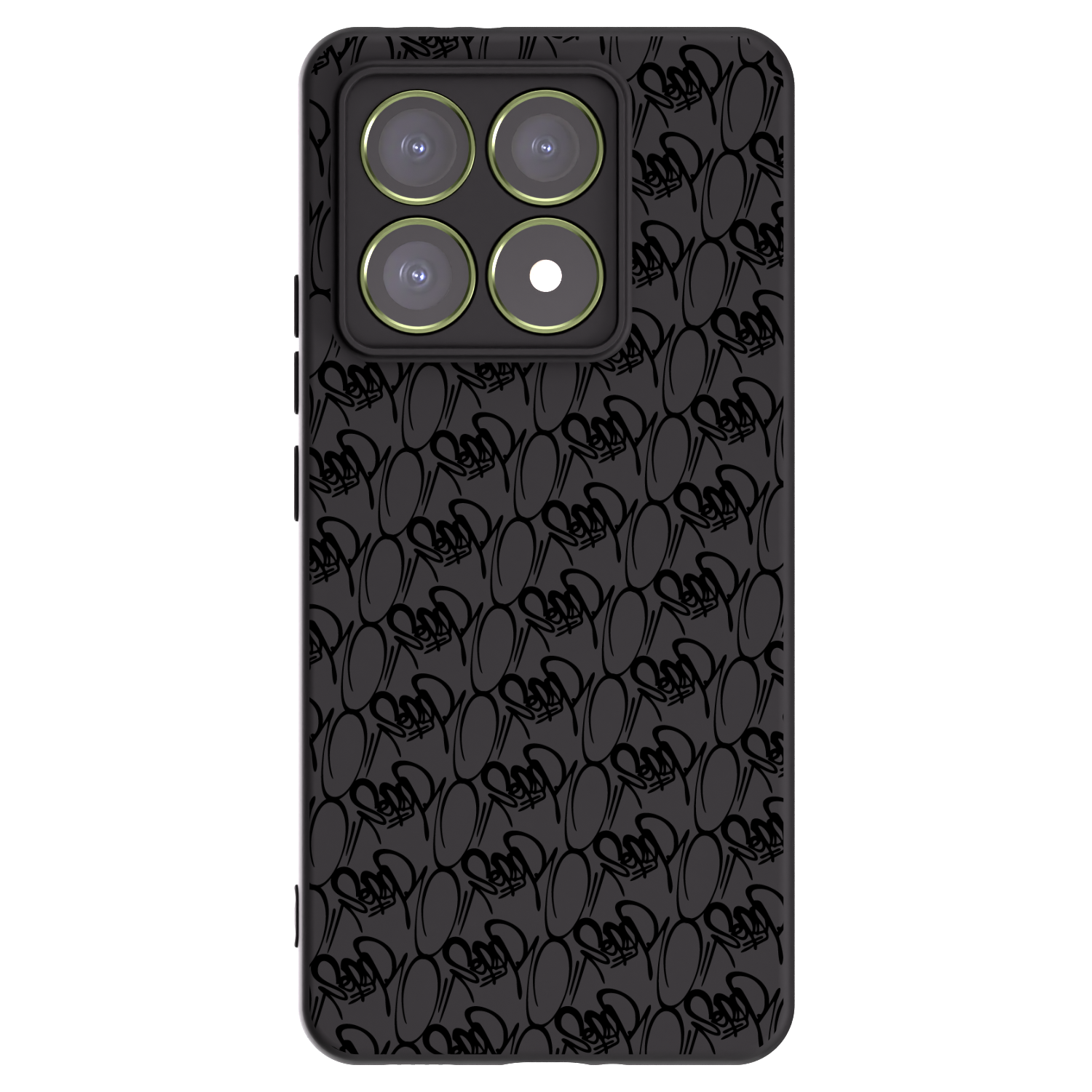 Picasee silikonový černý obal pro Xiaomi 14T - Separ - Black On Black 2