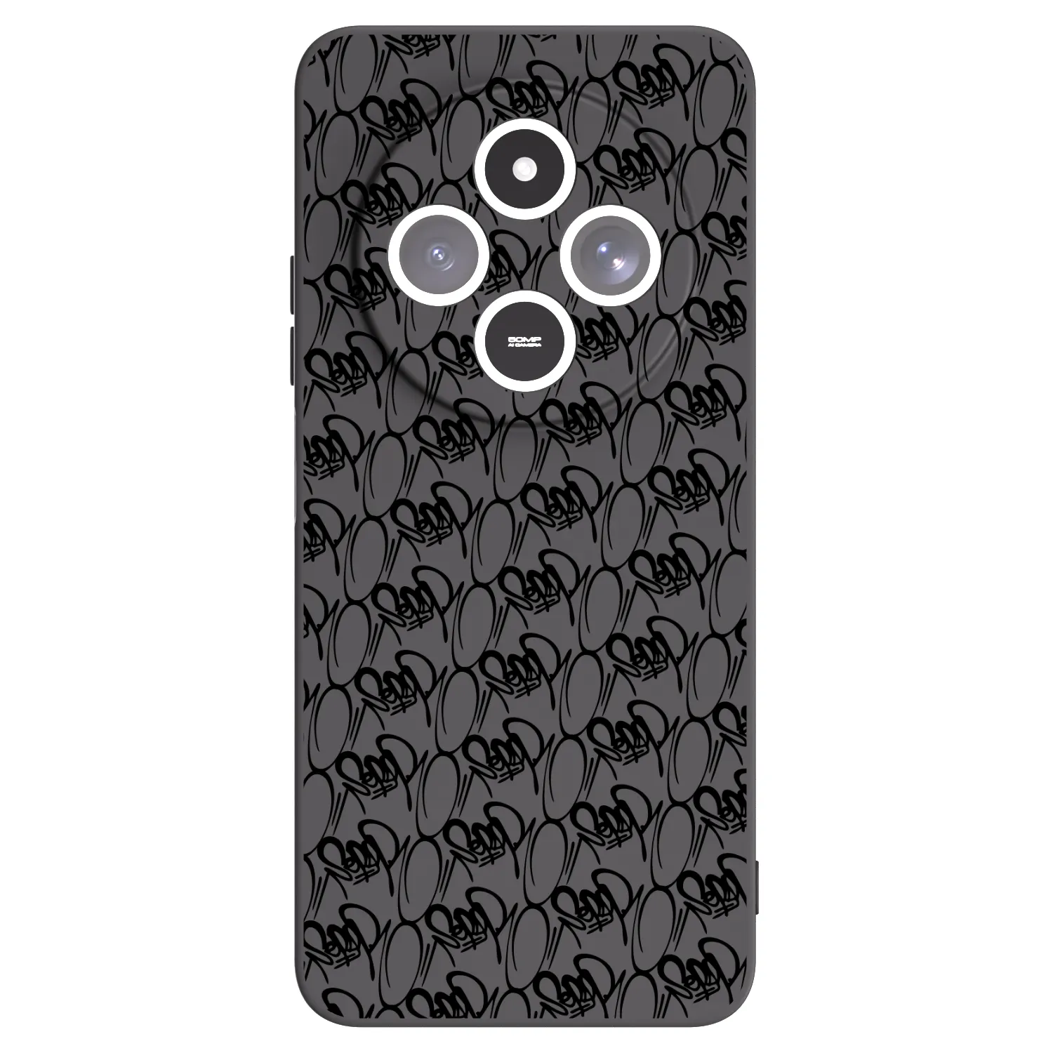 Picasee silikonový černý obal pro Xiaomi Redmi 14C - Separ - Black On Black 2