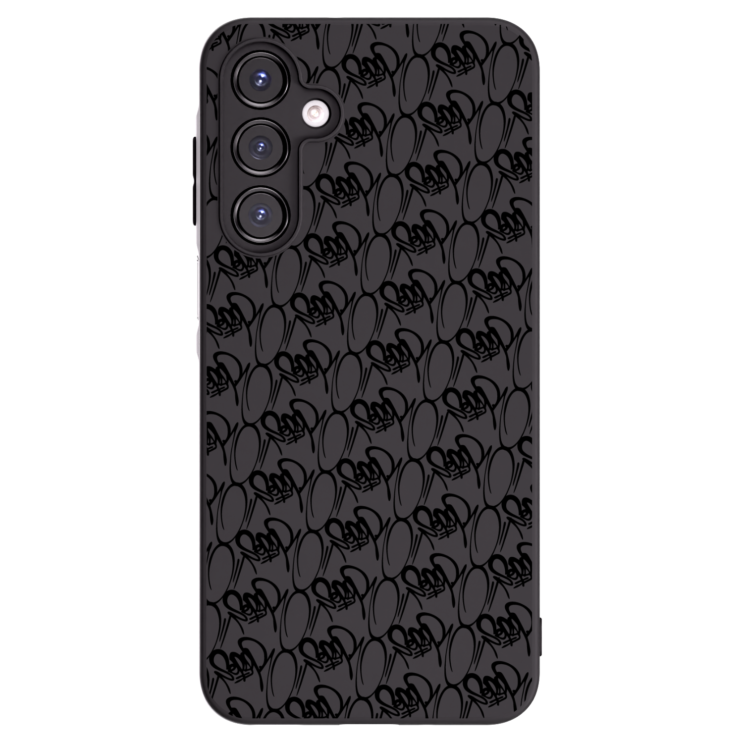 Picasee silikonový černý obal pro Samsung Galaxy A16 5G - Separ - Black On Black 2