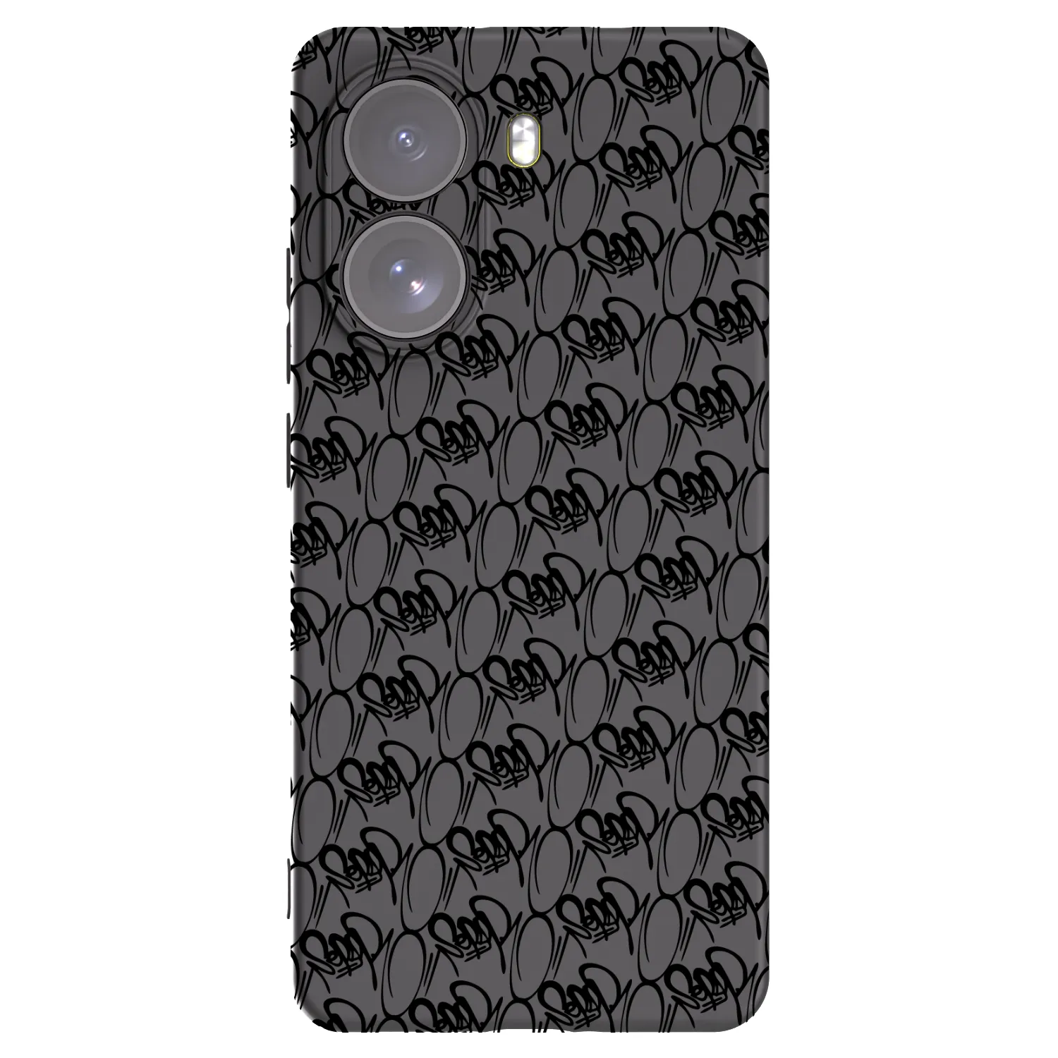 Picasee silikonový černý obal pro Xiaomi Poco X7 - Separ - Black On Black 2