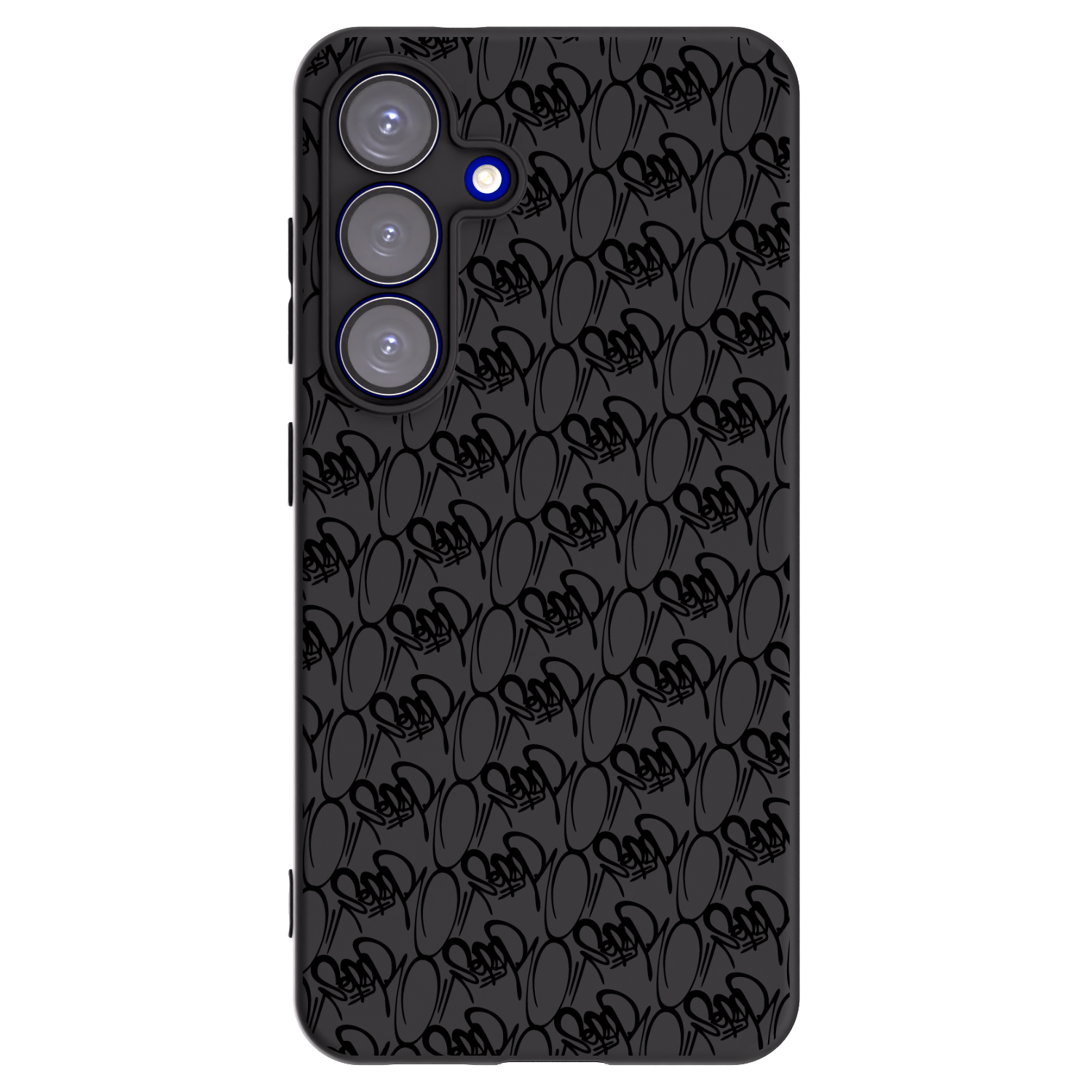 Picasee silikonový černý obal pro Samsung Galaxy S25 5G - Separ - Black On Black 2