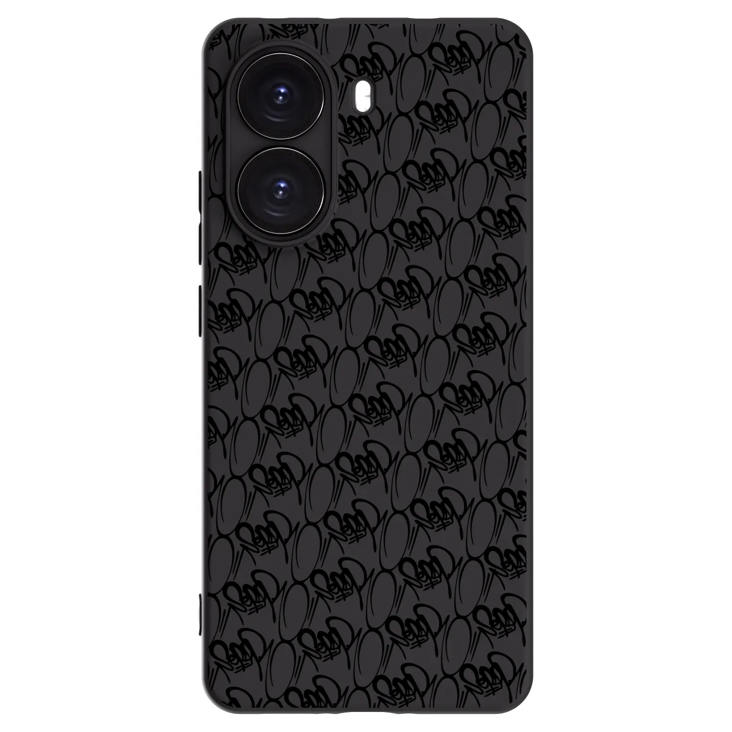 Picasee silikonový černý obal pro Xiaomi Poco X7 Pro 5G - Separ - Black On Black 2