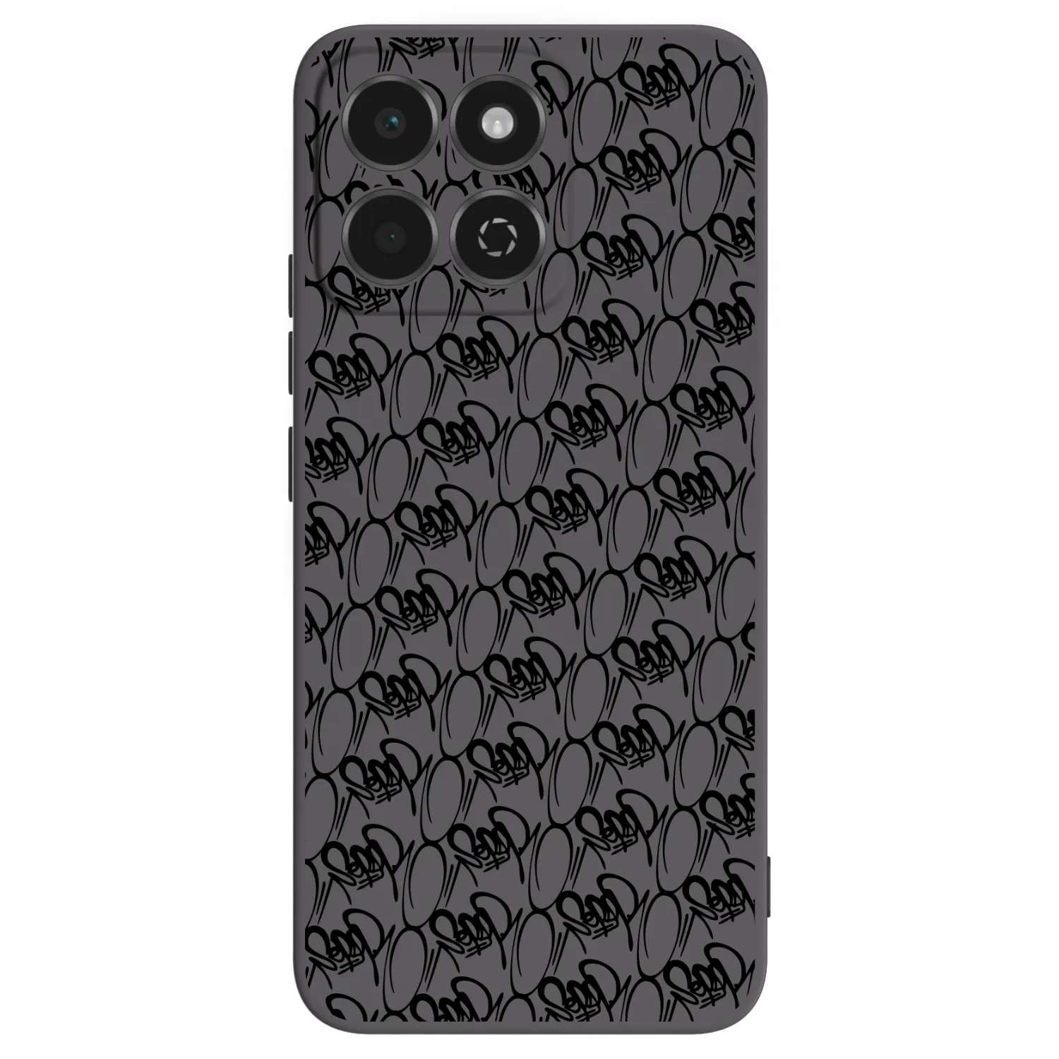 Picasee silikonový černý obal pro Honor 200 Smart 5G - Separ - Black On Black 2