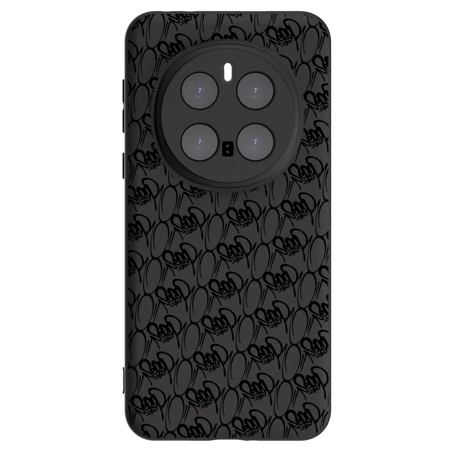 Picasee silikonový černý obal pro Honor Magic7 Pro 5G - Separ - Black On Black 2