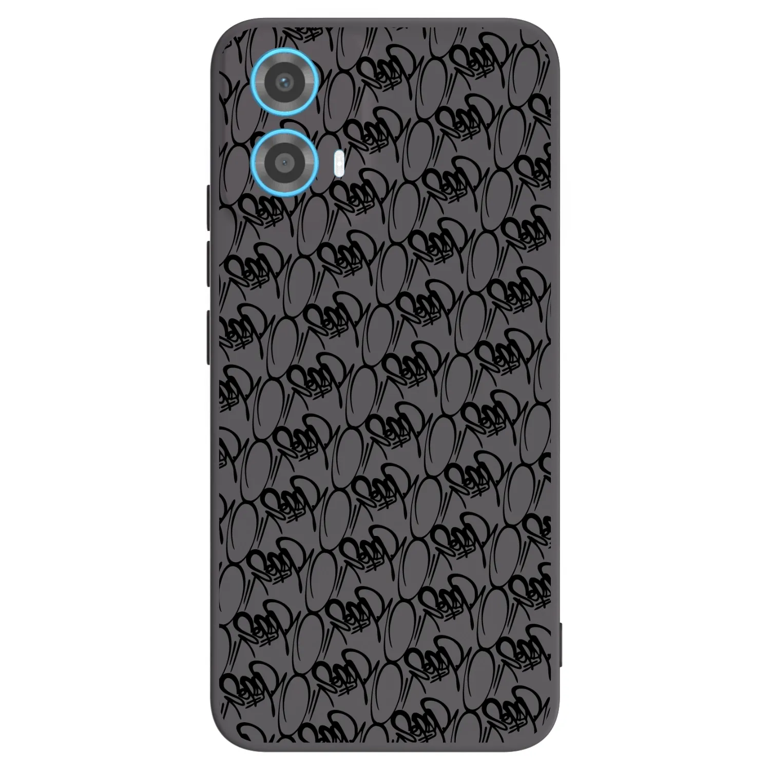 Picasee silikonový černý obal pro Motorola Moto G34 5G - Separ - Black On Black 2