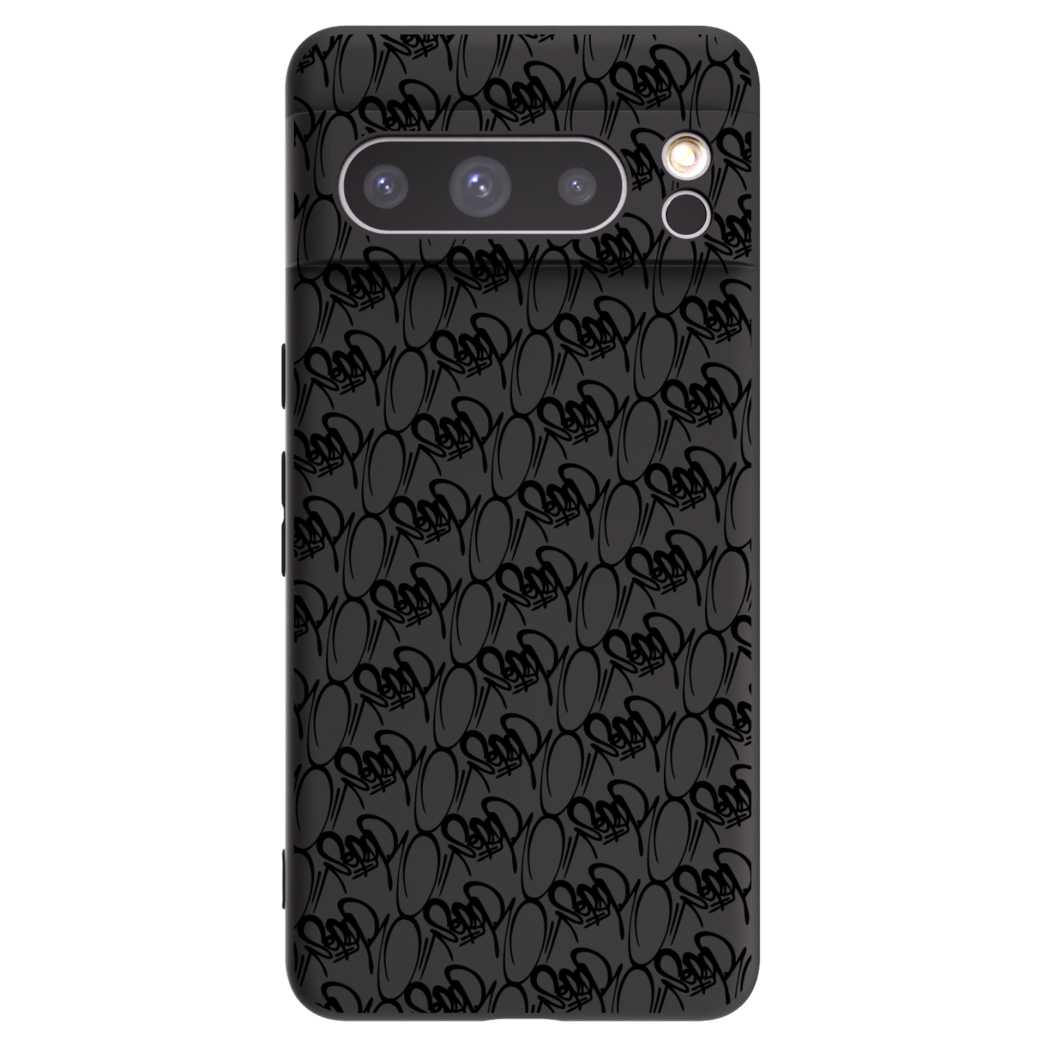 Picasee silikonový černý obal pro Google Pixel 8 Pro - Separ - Black On Black 2