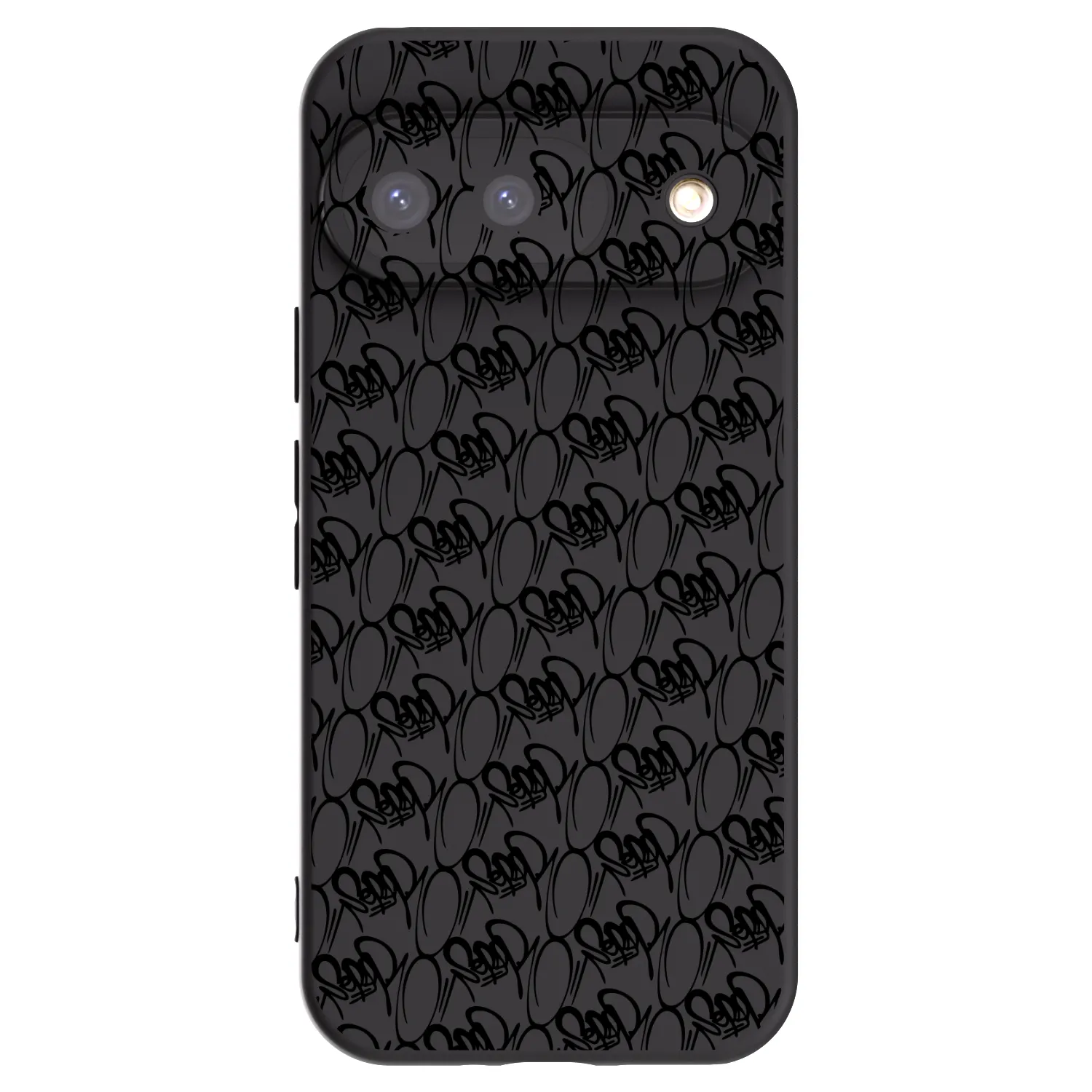 Picasee silikonový černý obal pro Google Pixel 9 - Separ - Black On Black 2