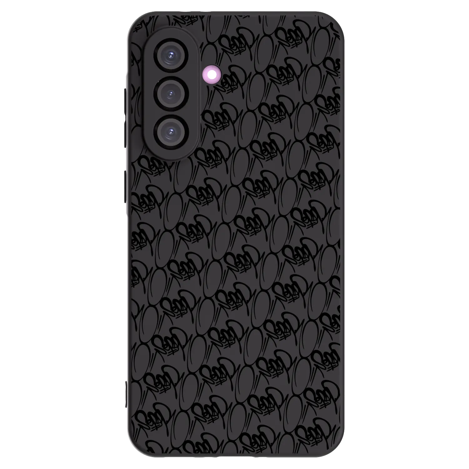 Picasee silikonový černý obal pro Samsung Galaxy A56 5G A566B - Separ - Black On Black 2
