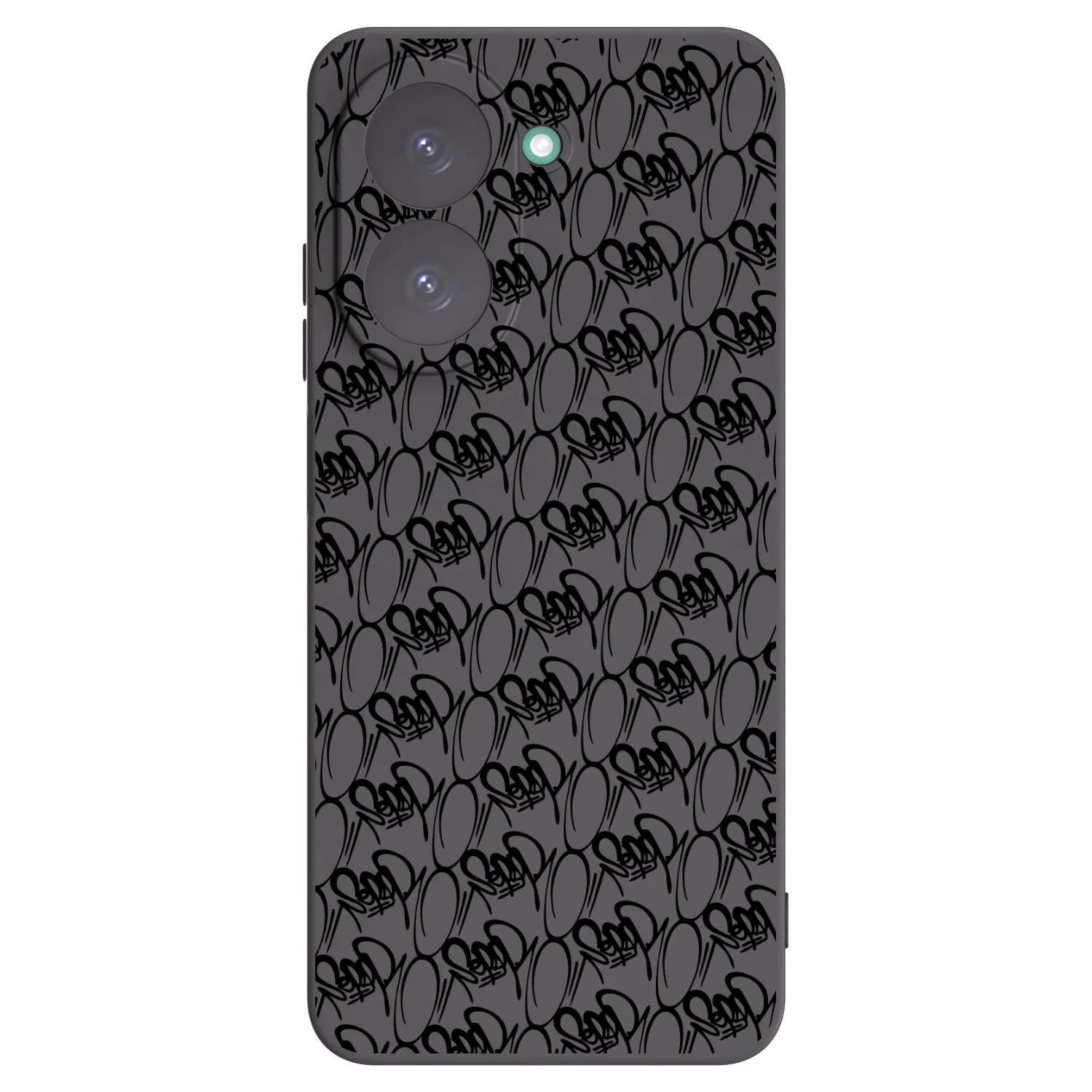 Picasee silikonový černý obal pro Xiaomi Redmi A5 - Separ - Black On Black 2