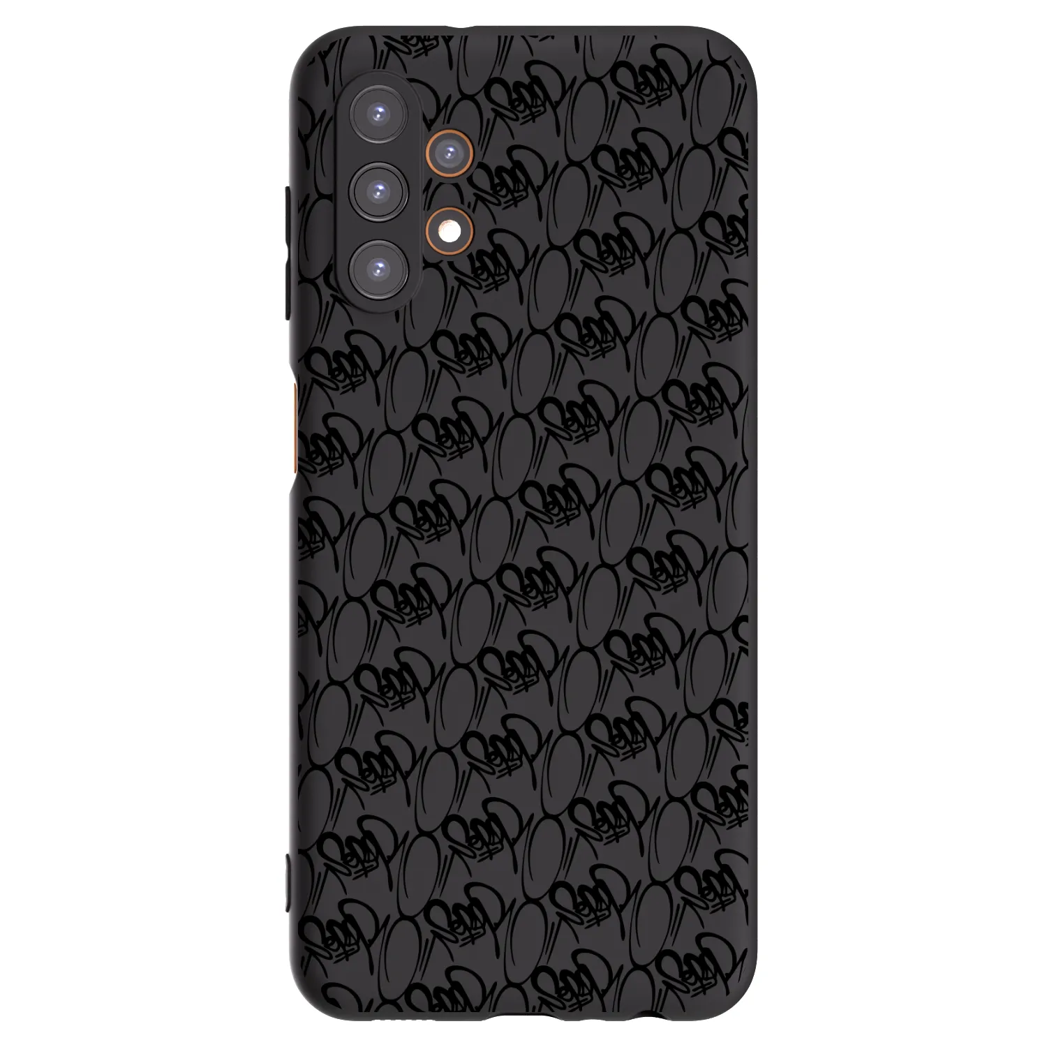 Picasee silikonový černý obal pro Samsung Galaxy A13 5G - Separ - Black On Black 2