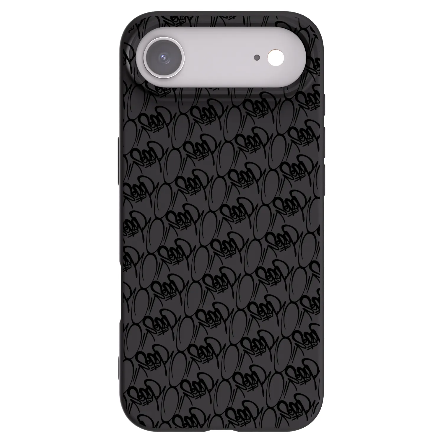 Picasee silikonový černý obal pro Apple iPhone Air - Separ - Black On Black 2