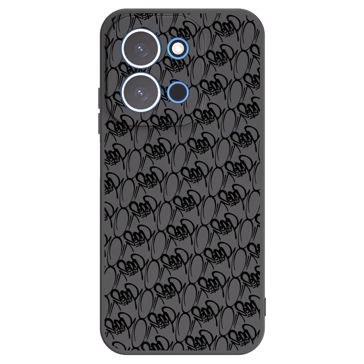 Picasee silikonový černý obal pro Xiaomi Redmi 15C 4G - Separ - Black On Black 2