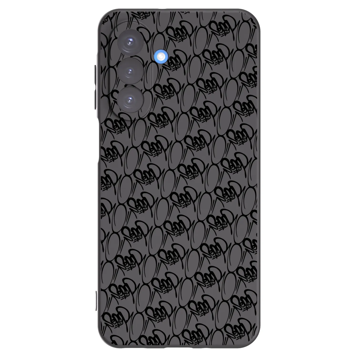 Picasee silikonový černý obal pro Samsung Galaxy A17 5G - Separ - Black On Black 2