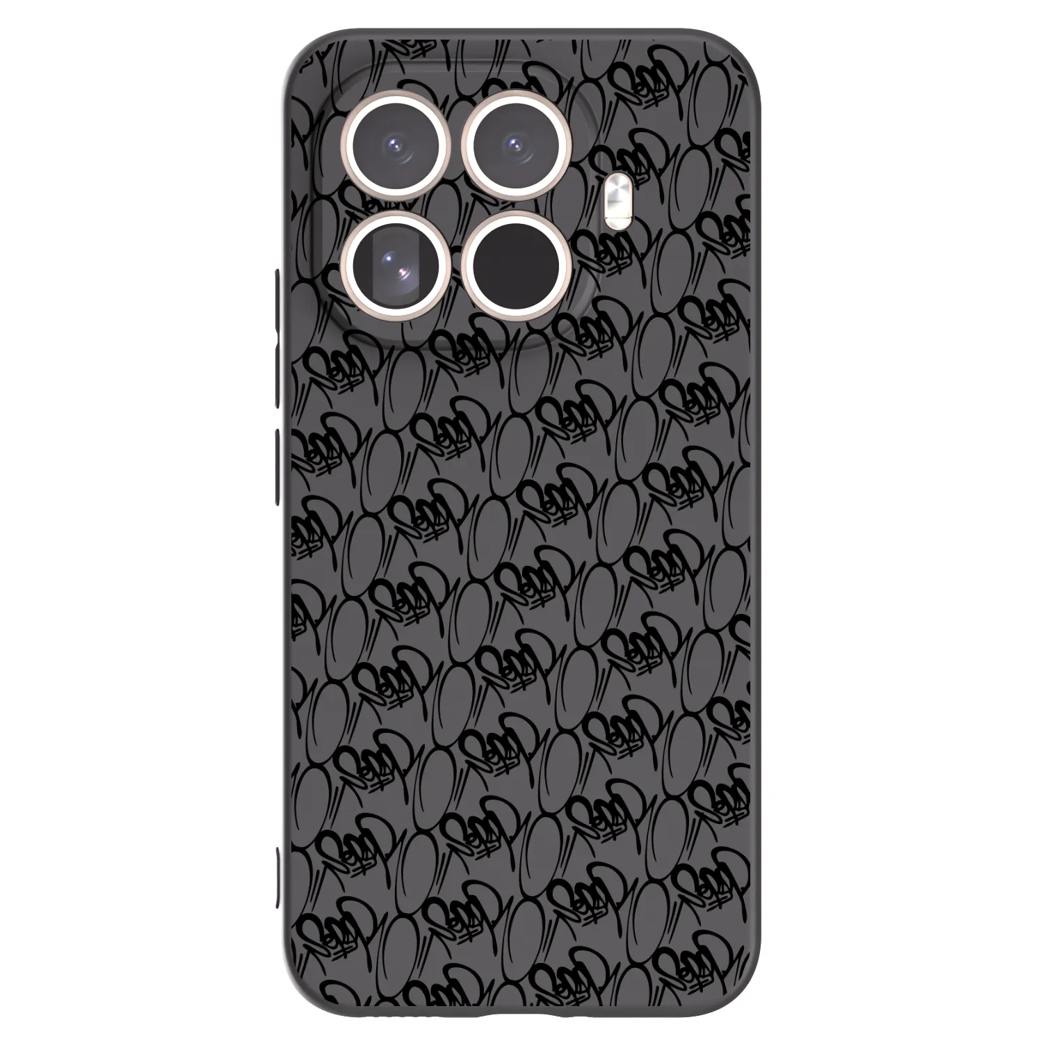 Picasee silikonový černý obal pro Xiaomi 15T Pro - Separ - Black On Black 2