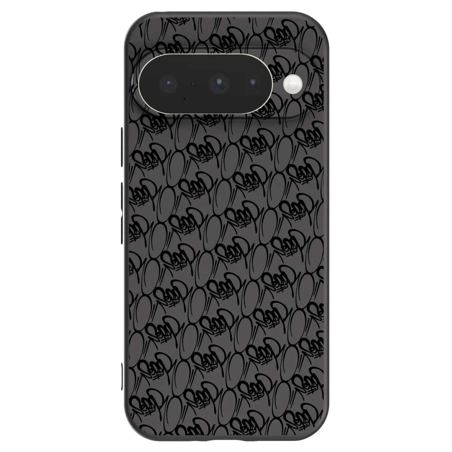 Picasee silikonový černý obal pro Google Pixel 10 - Separ - Black On Black 2