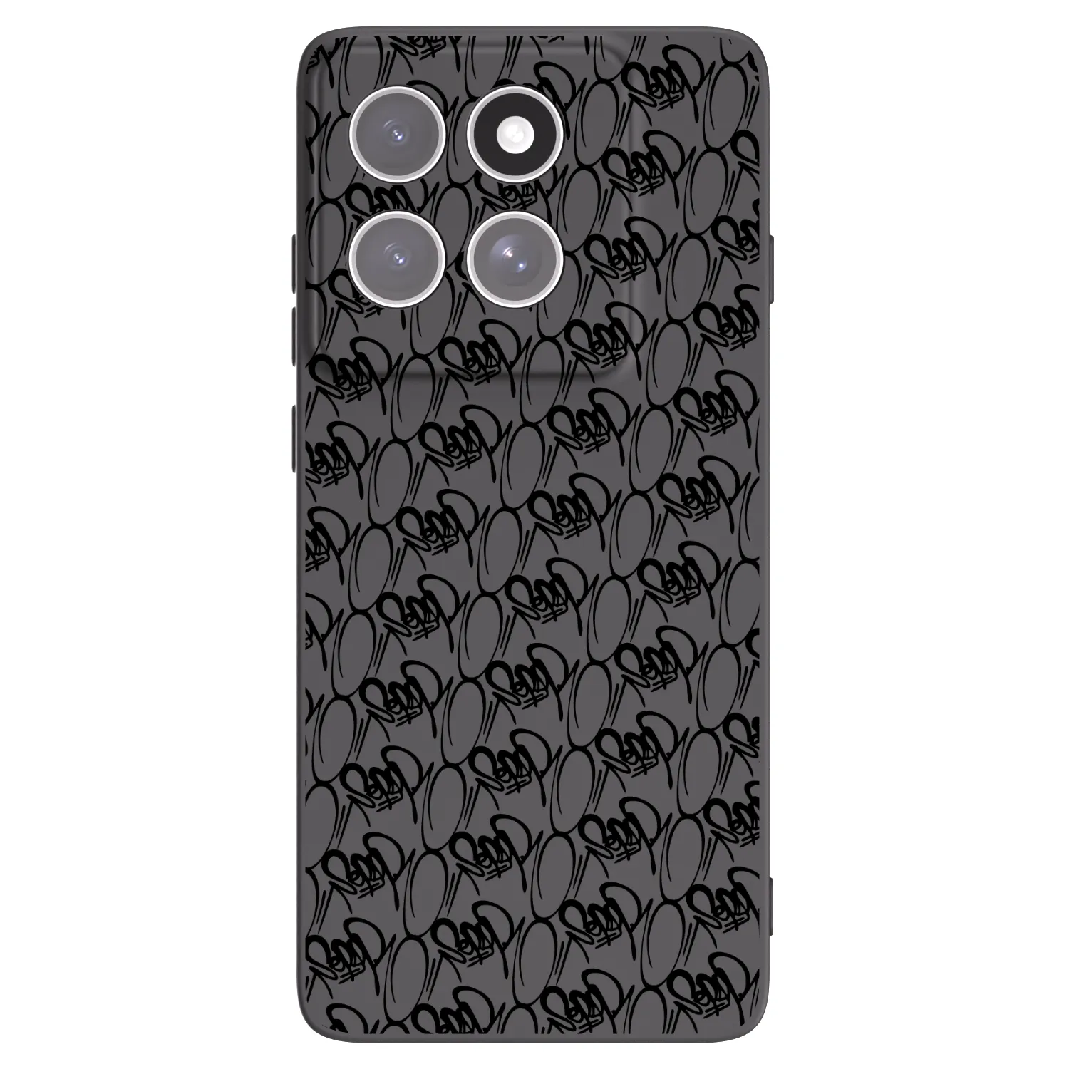 Picasee silikonový černý obal pro Motorola Edge 60 Fusion - Separ - Black On Black 2