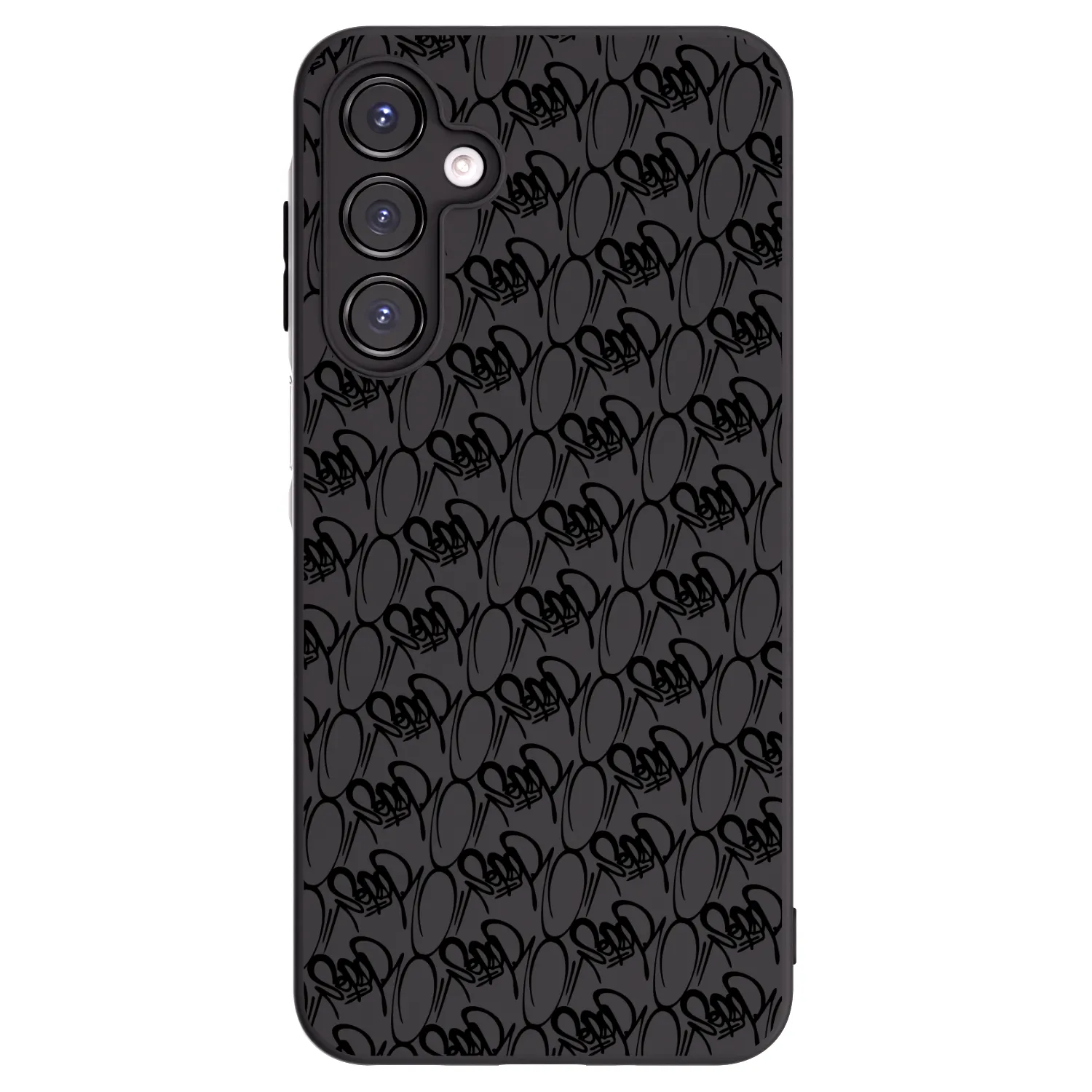 Picasee silikonový černý obal pro Samsung Galaxy A16 4G - Separ - Black On Black 2