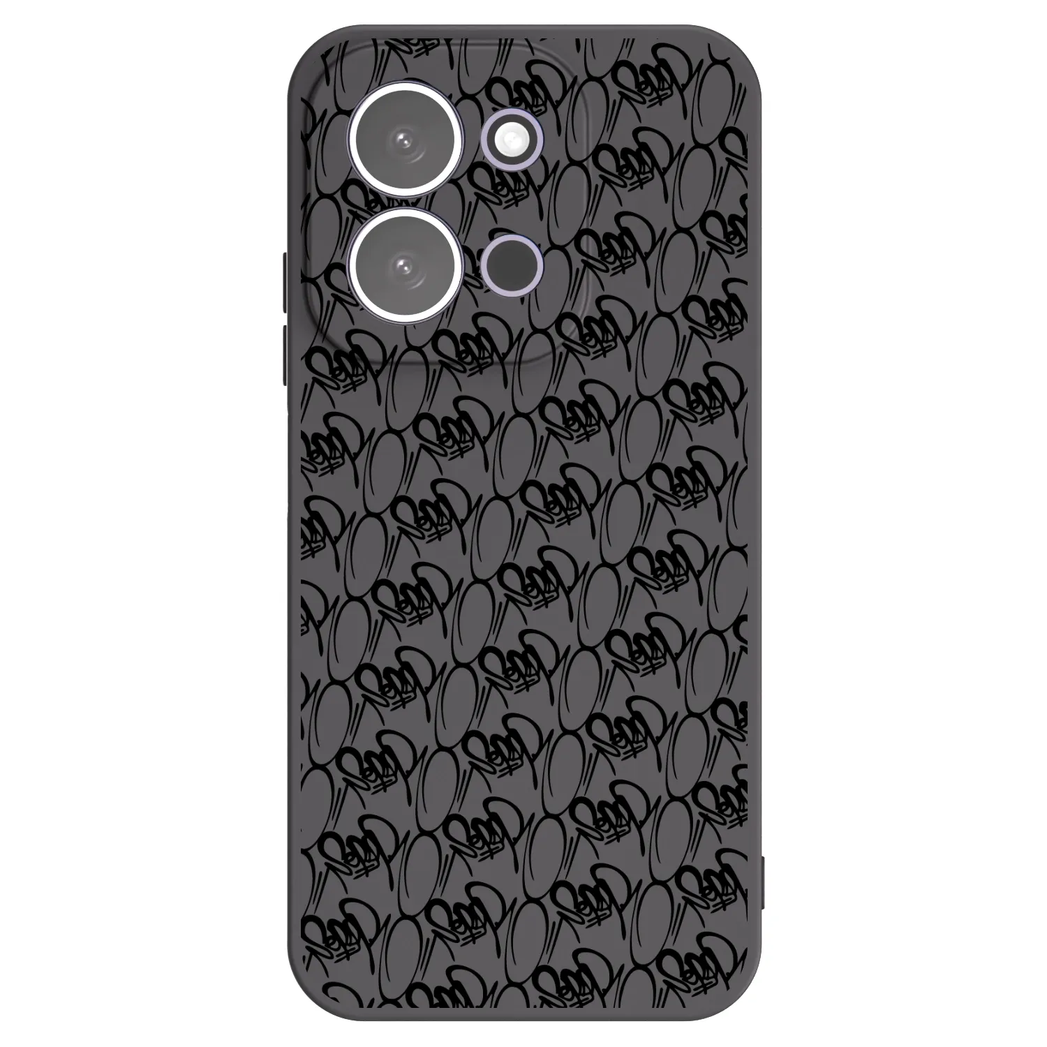 Picasee silikonový černý obal pro Xiaomi Redmi 15C 5G - Separ - Black On Black 2
